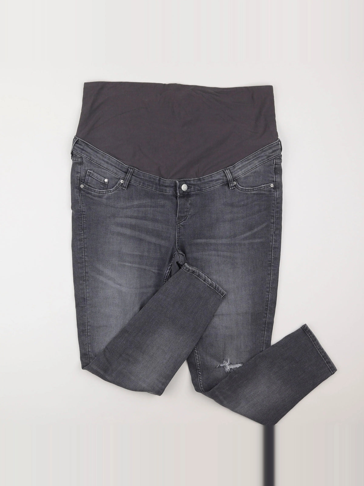 H&M - jean grossesse gris - 48 à 50