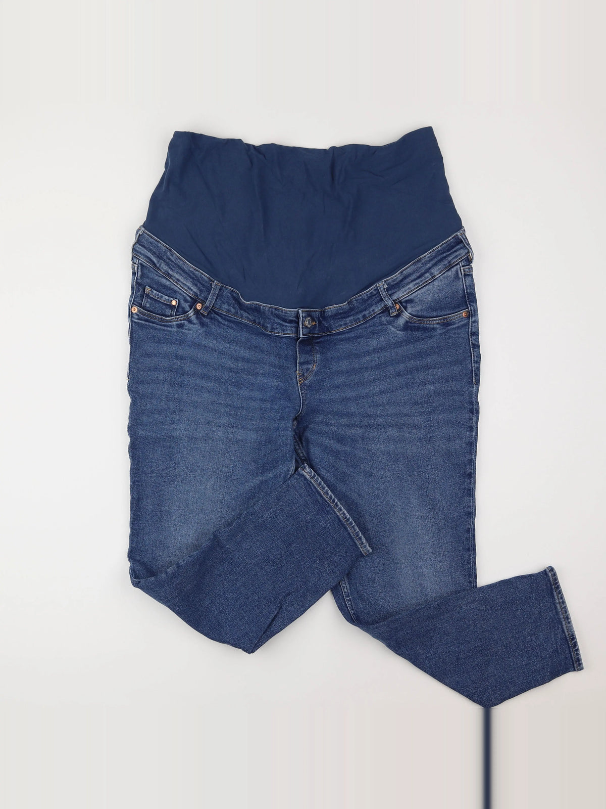 H&M - jean grossesse bleu - 48 à 50