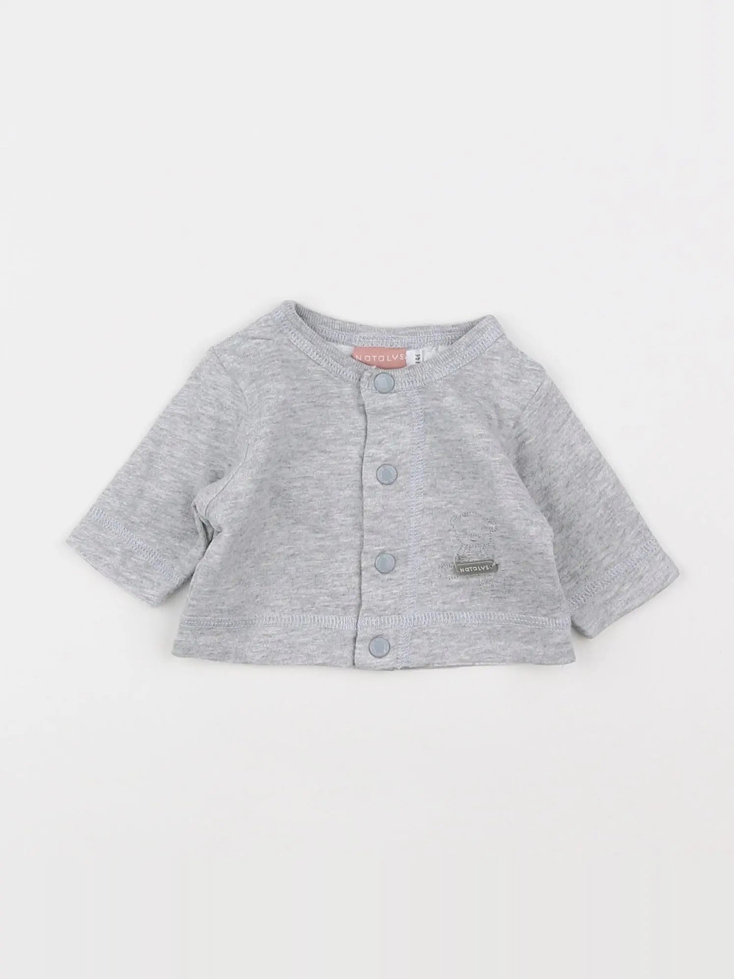 Natalys - sweat gris - Prématuré