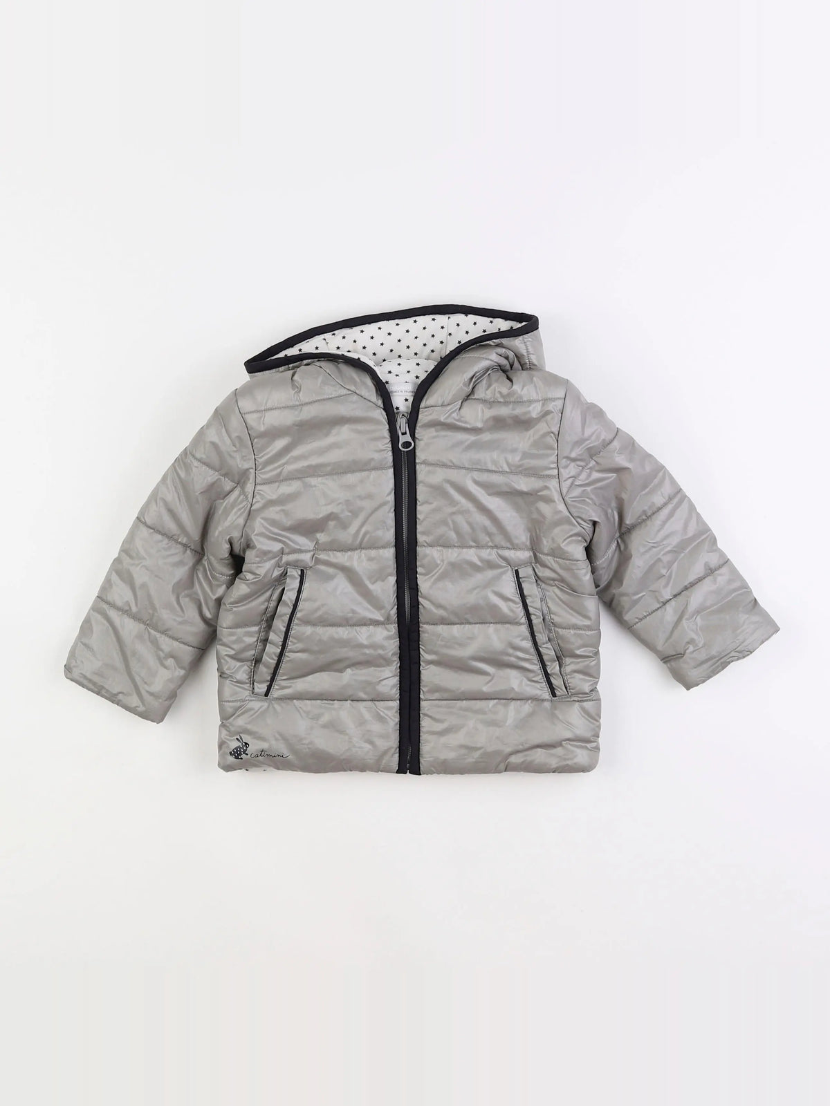 Catimini - doudoune gris - 18 mois