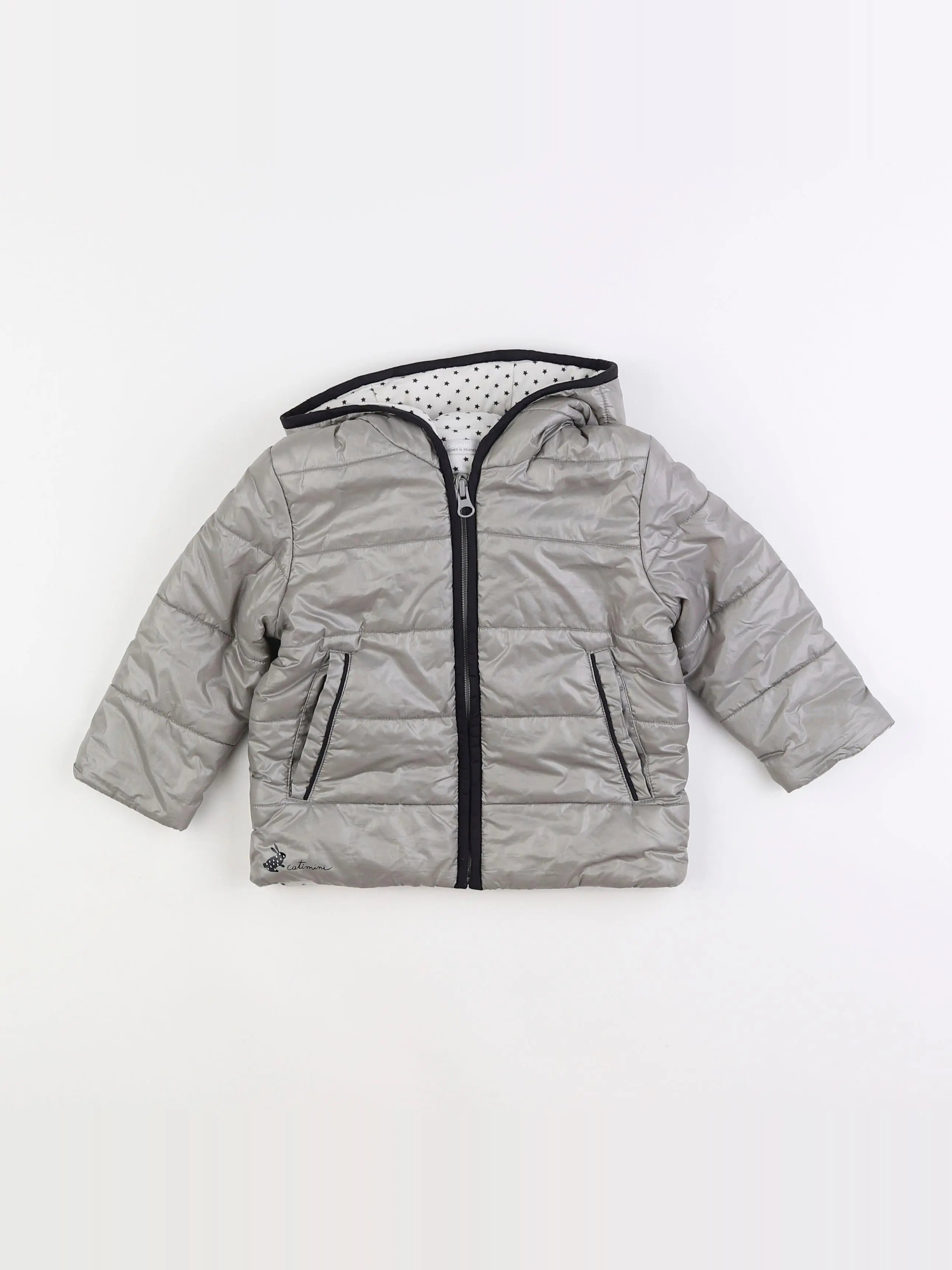 Catimini - doudoune gris - 18 mois