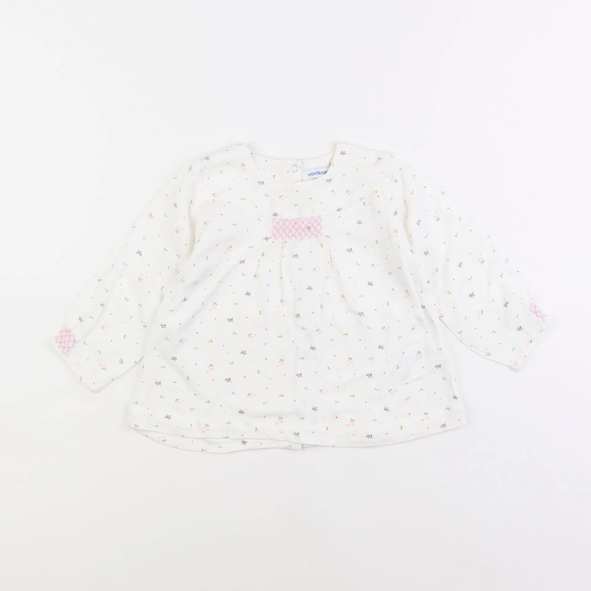 Vertbaudet - blouse blanc - 18 mois
