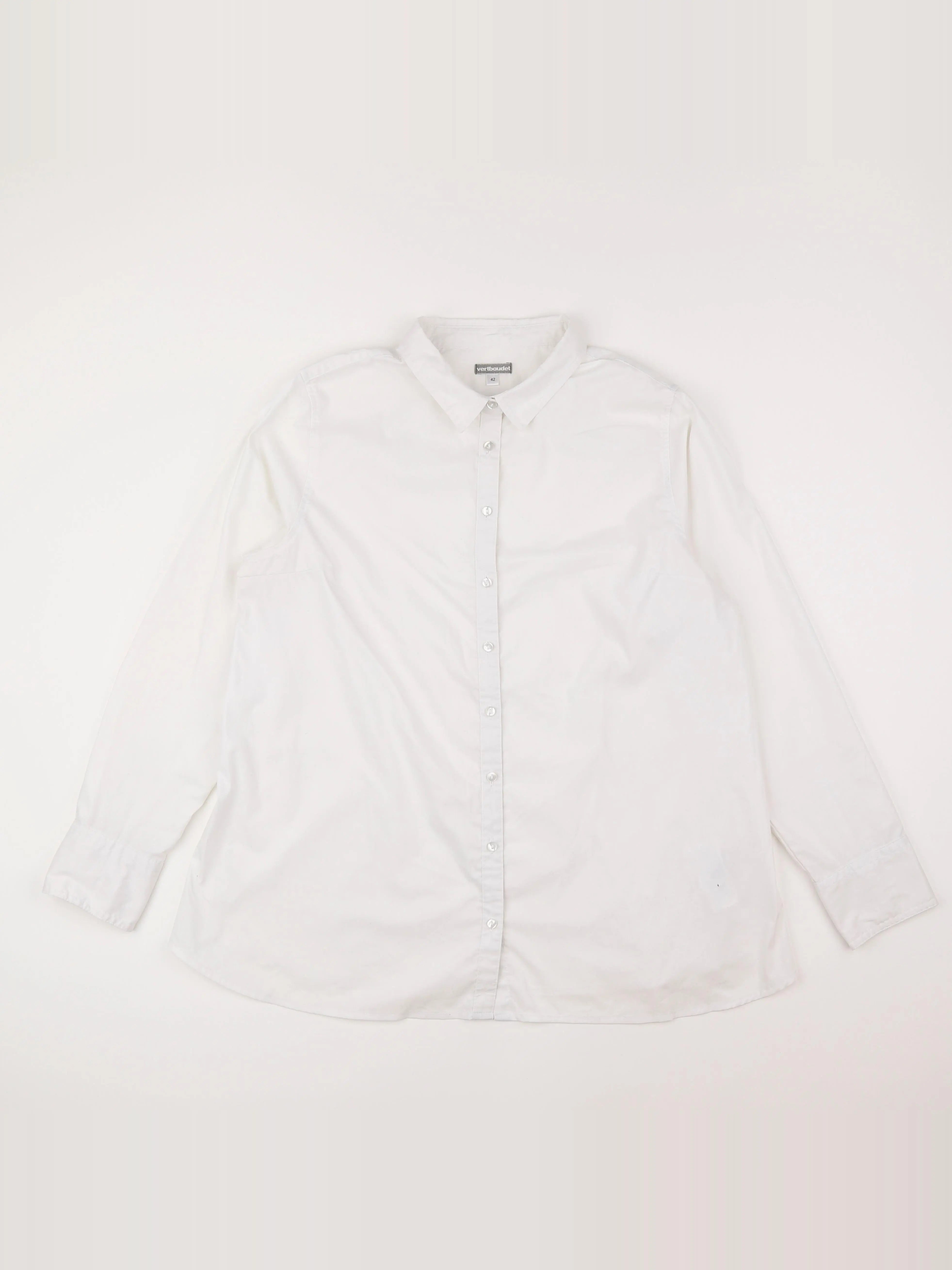 Vertbaudet - chemise grossesse blanc - 42