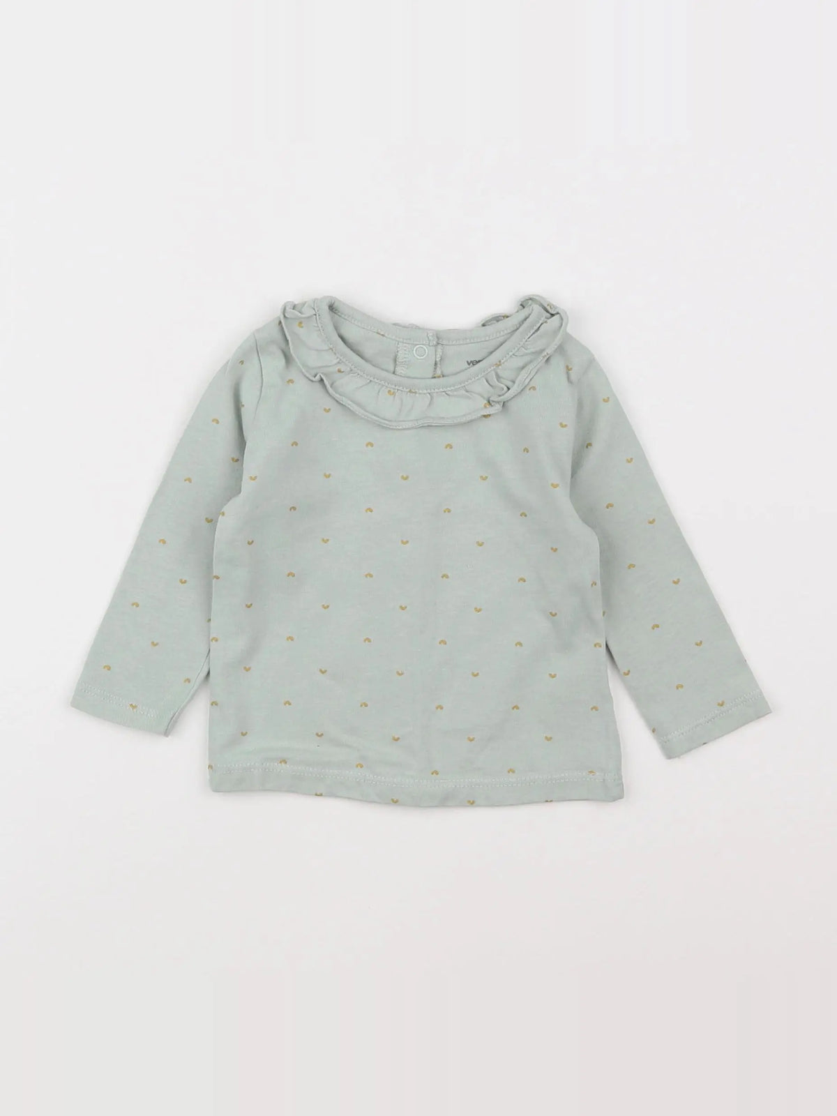 Vertbaudet - tee-shirt vert - 6 mois