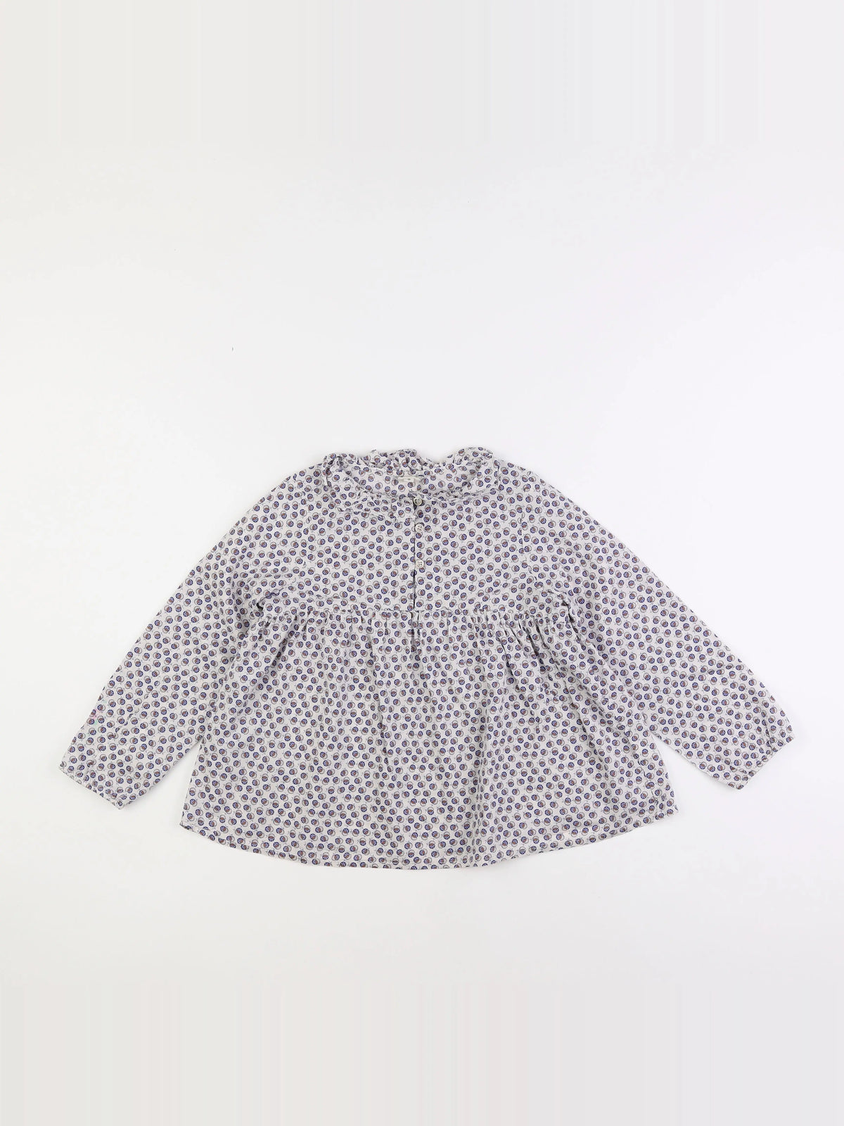 Bonton - blouse bleu - 8 ans