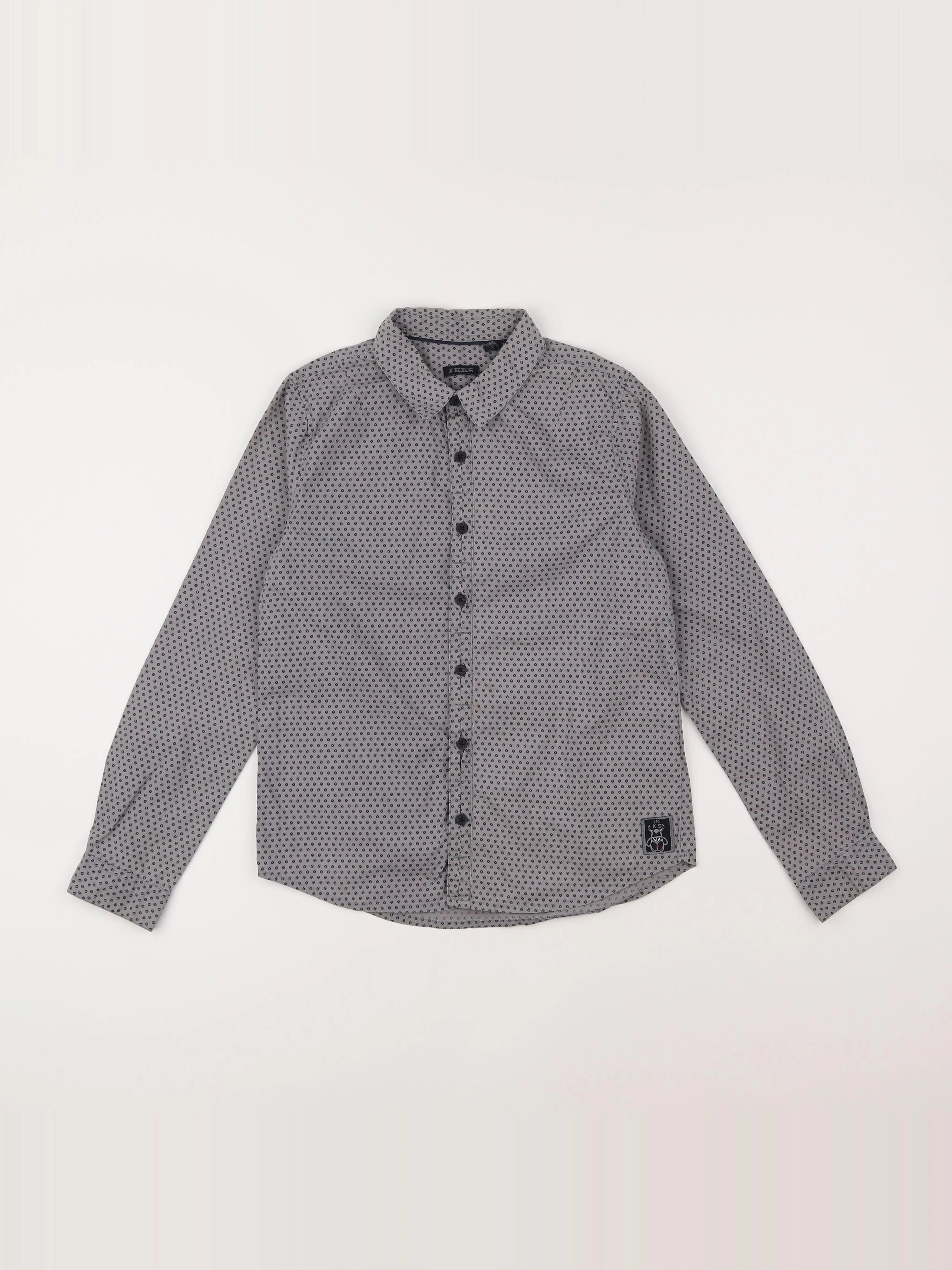IKKS - chemise gris - 10 ans