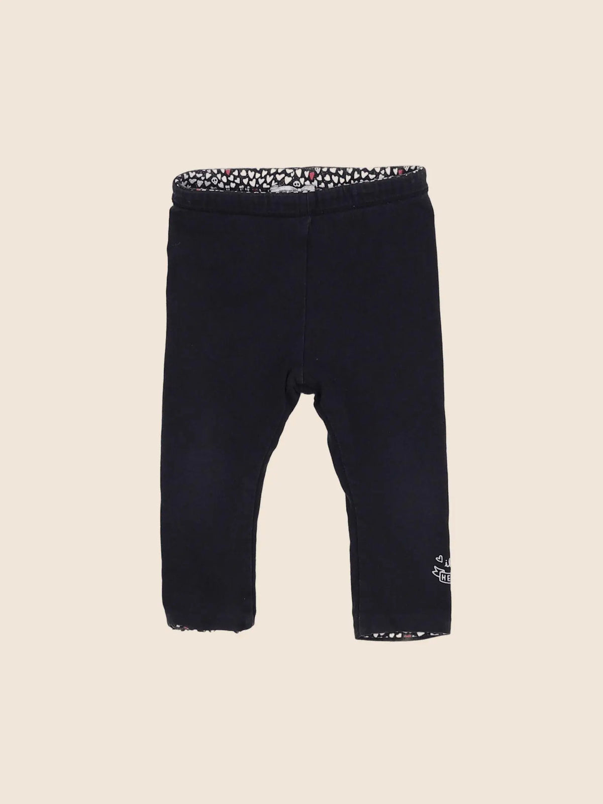 IKKS - legging noir - 6 mois