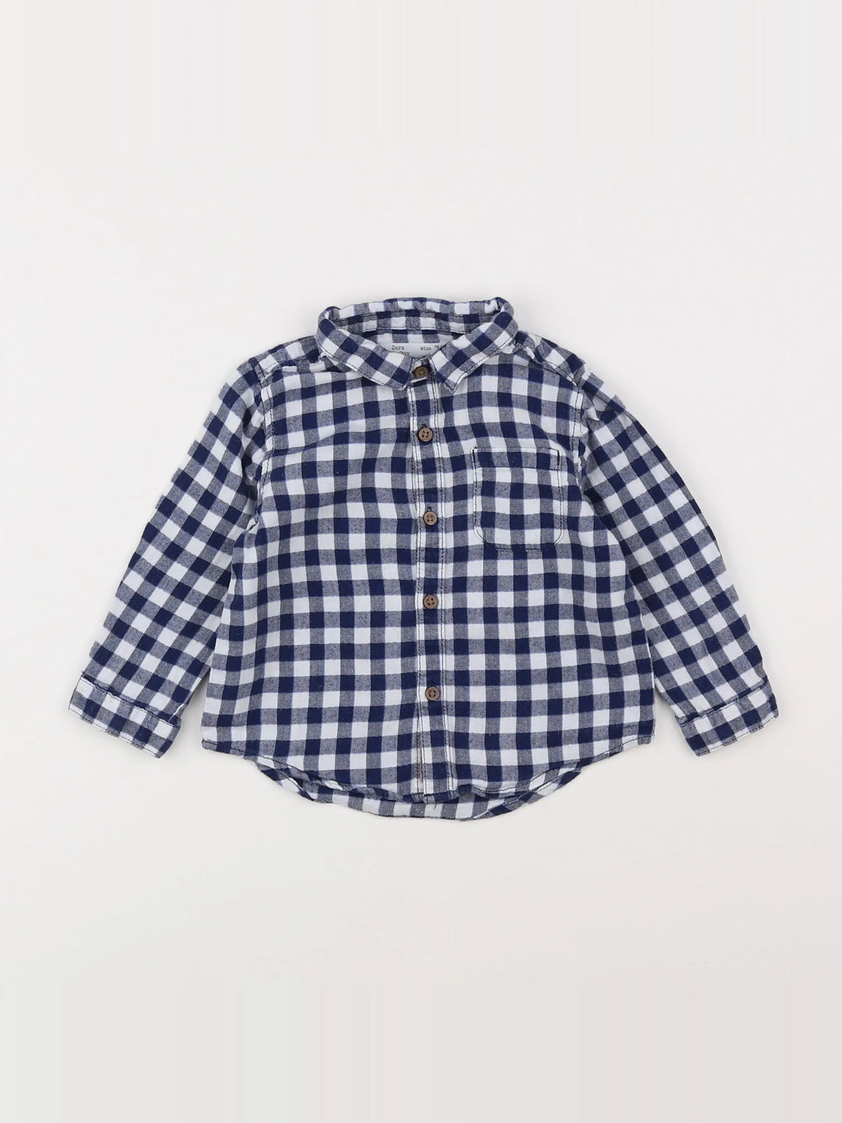 Zara - chemise bleu - 9/12 mois