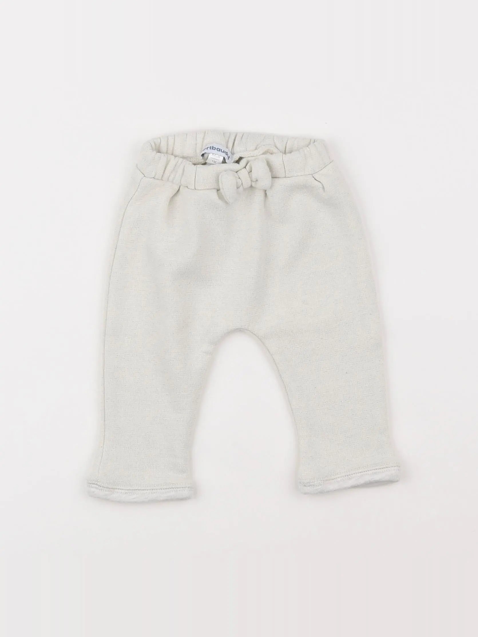 Vertbaudet - jogging beige - 1 mois