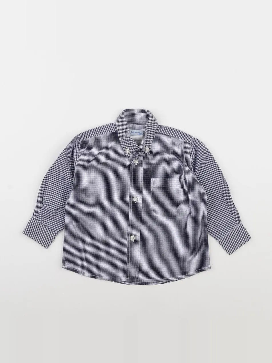 Jacadi - chemise bleu, blanc - 18 mois