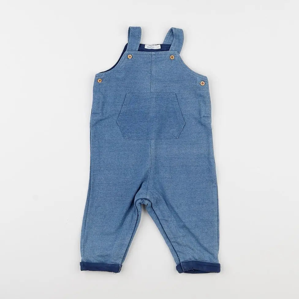 Vertbaudet - salopette bleu - 6 mois