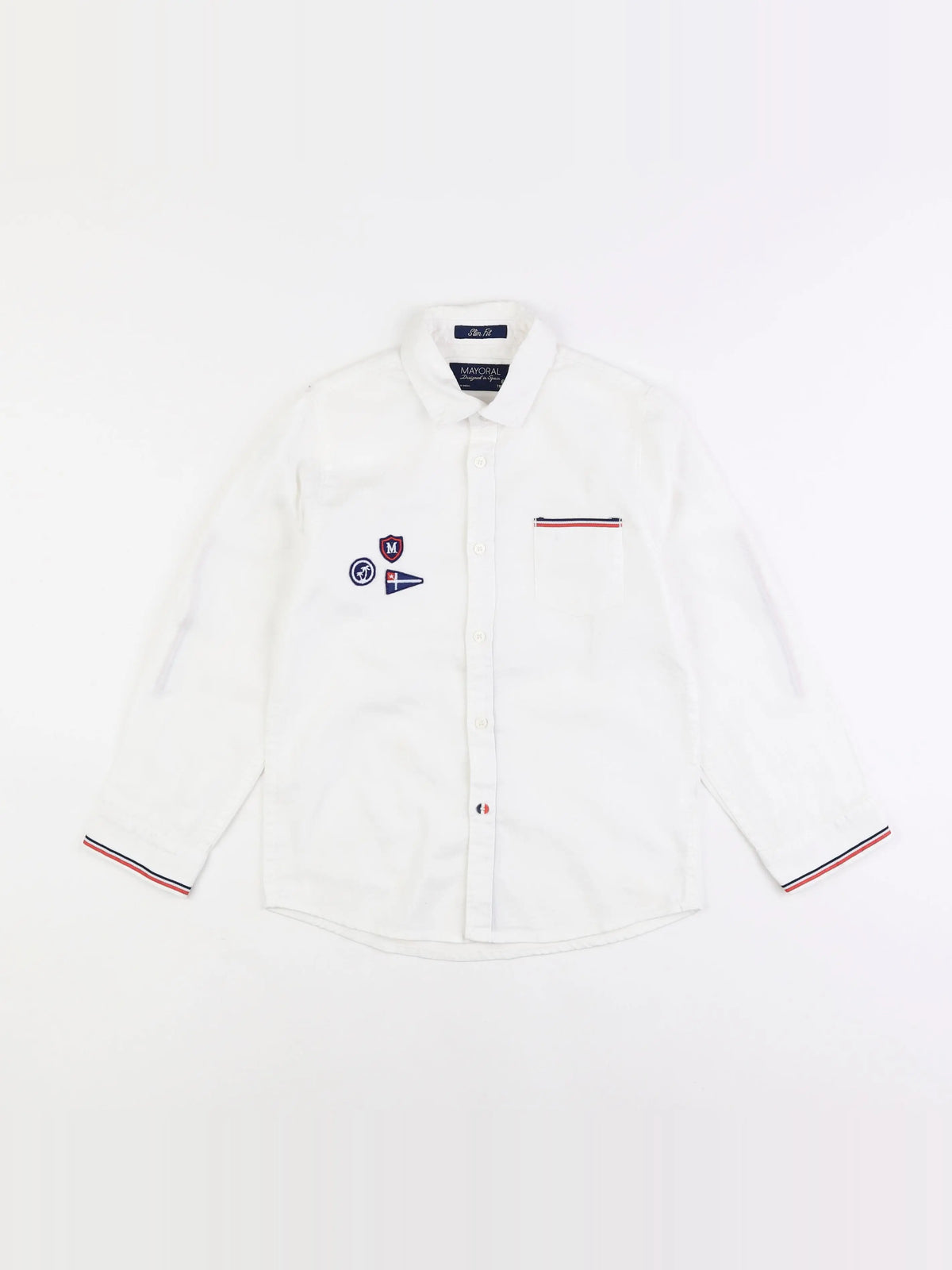 Mayoral - chemise blanc - 6 ans