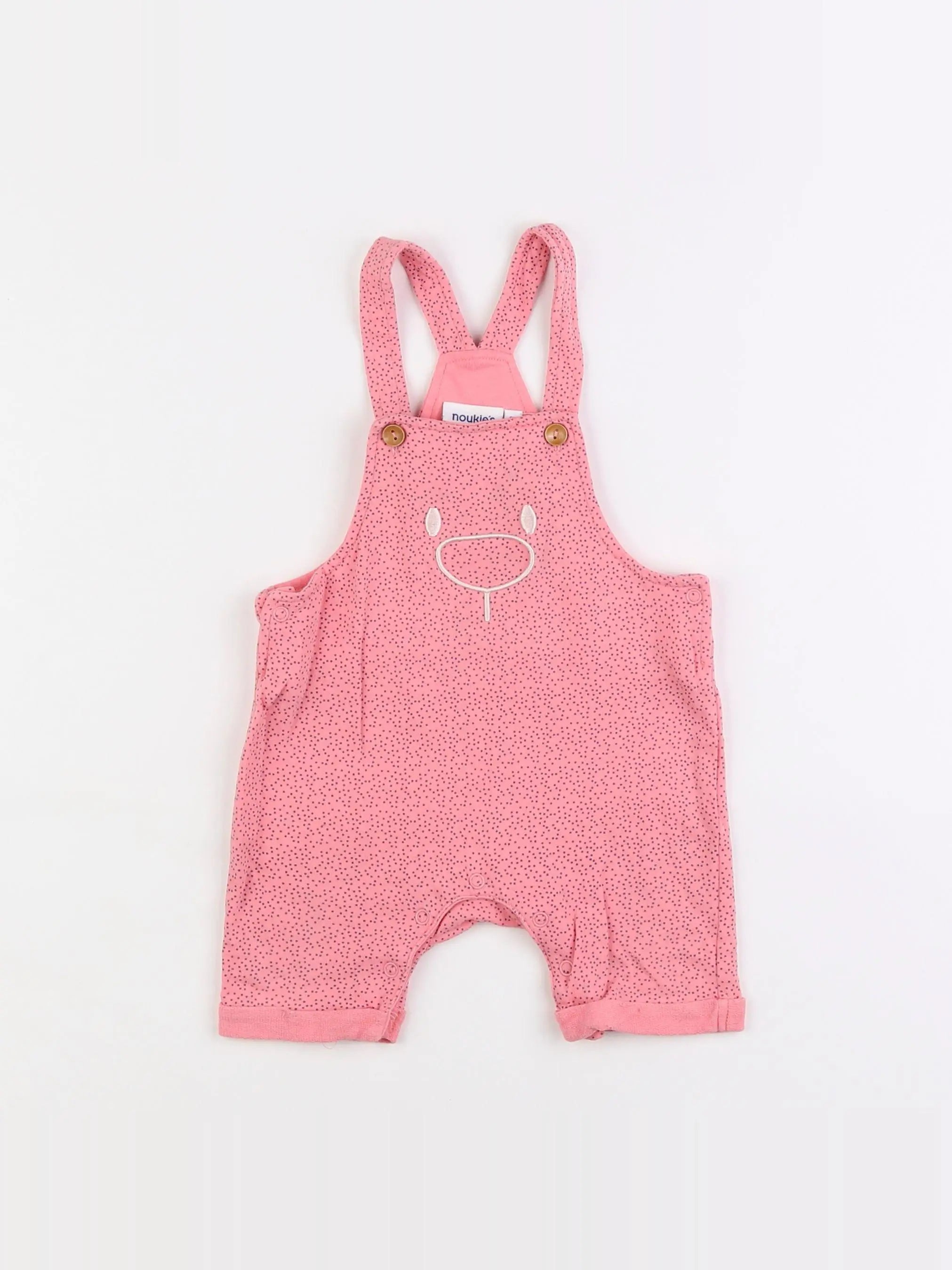 Noukie's - salopette rose - 9 mois