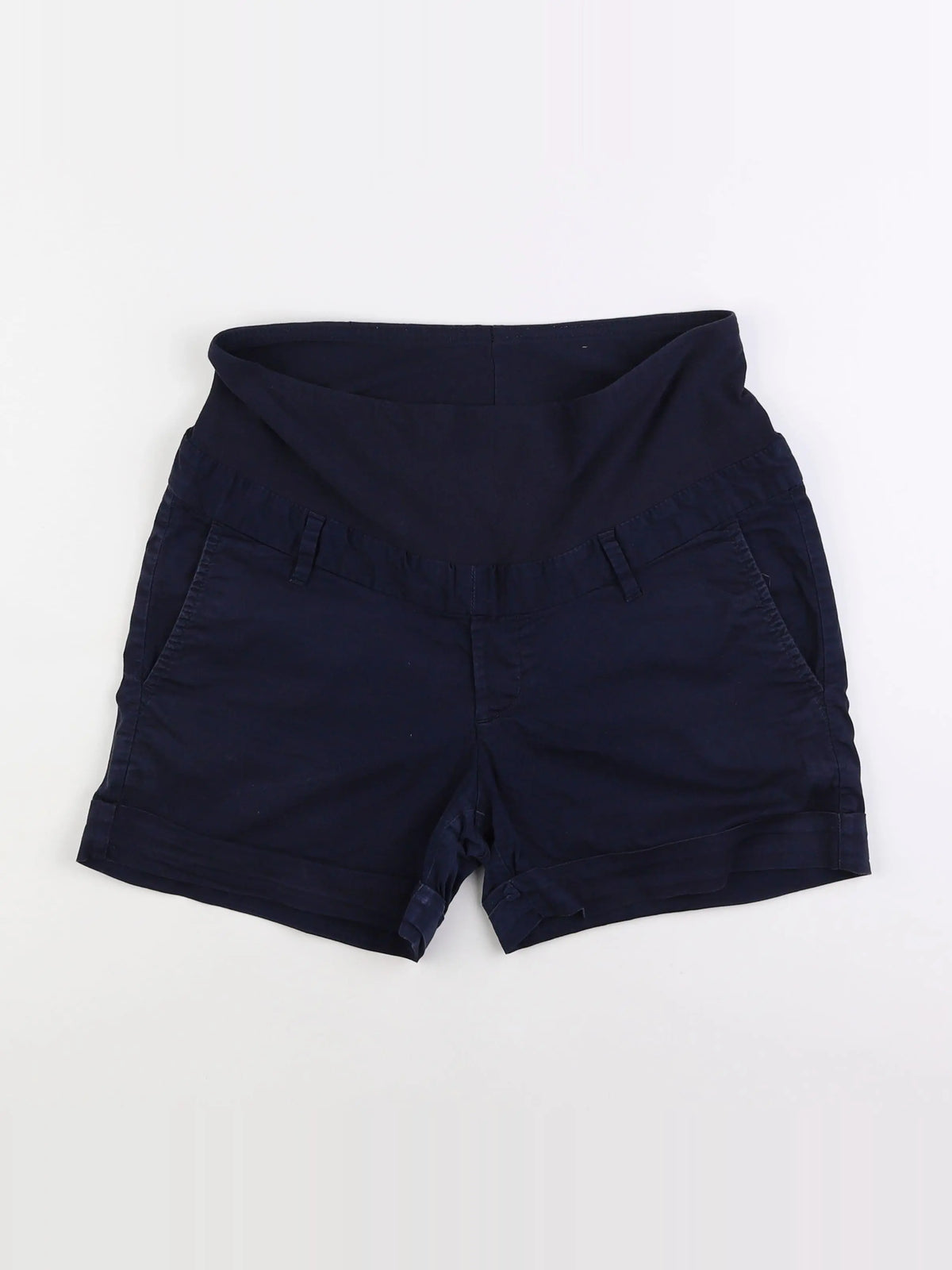 H&M - short grossesse bleu - 38