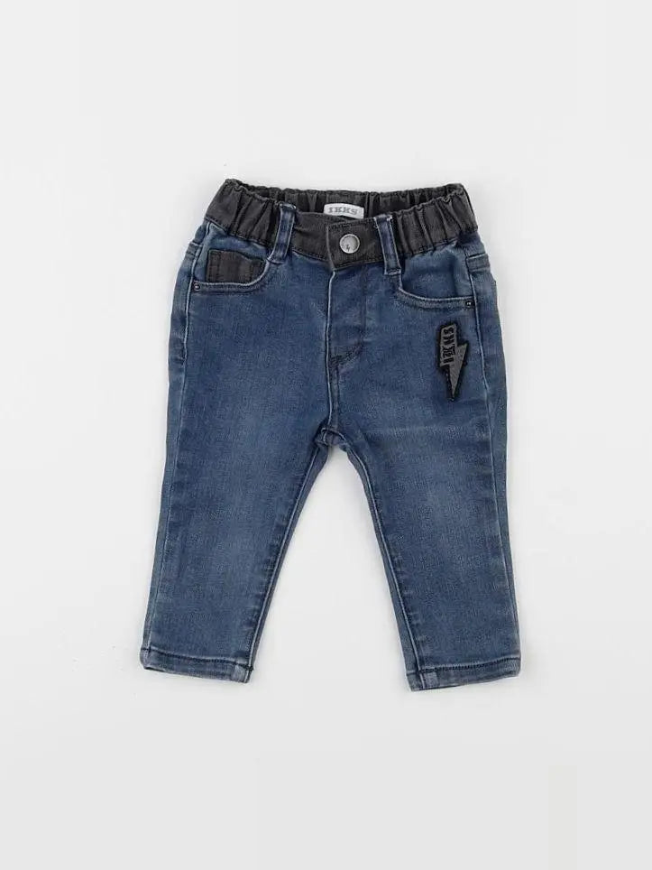 IKKS - jean gris - 6 mois