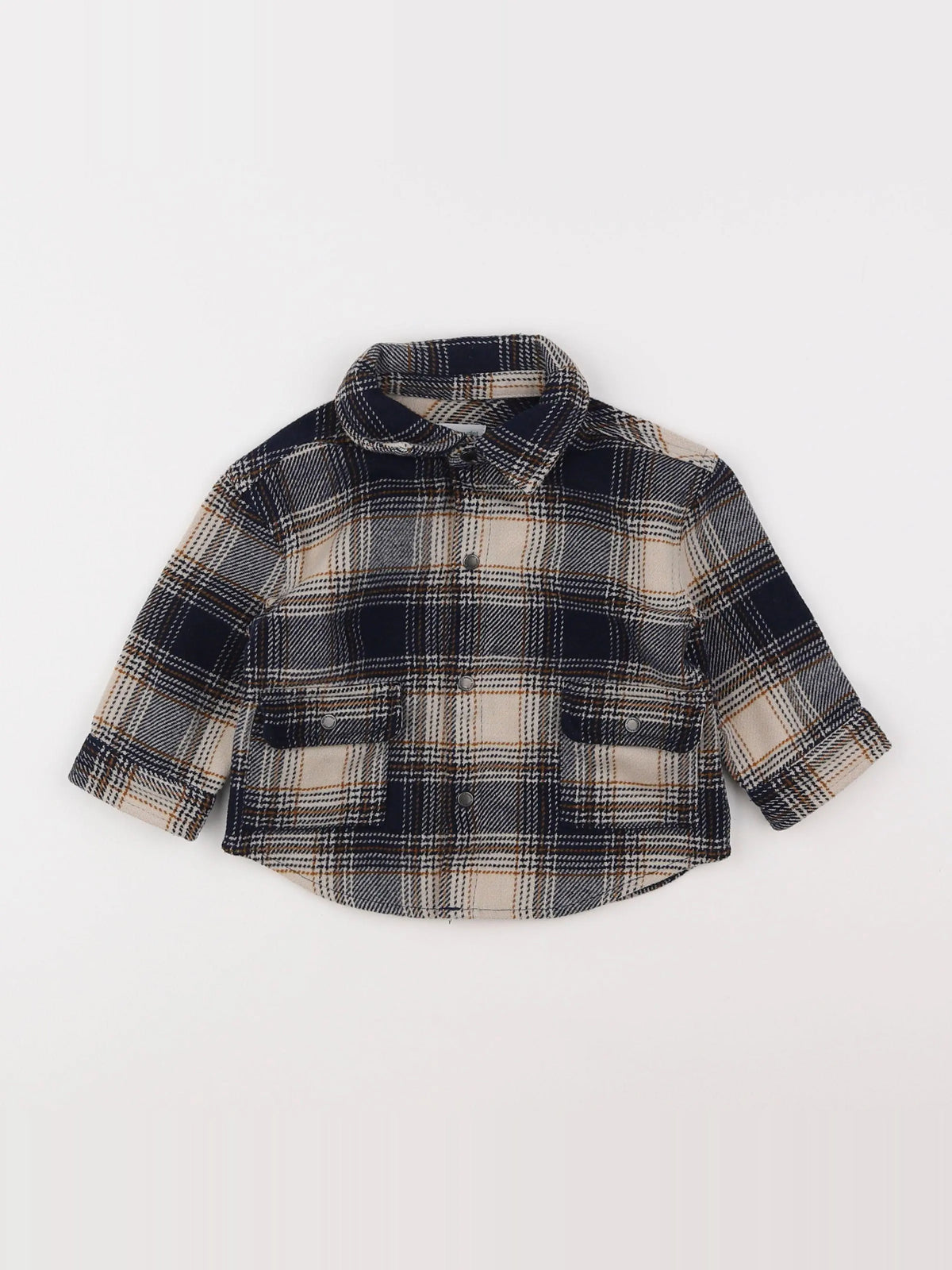 Vertbaudet - chemise multicolore - 12 mois