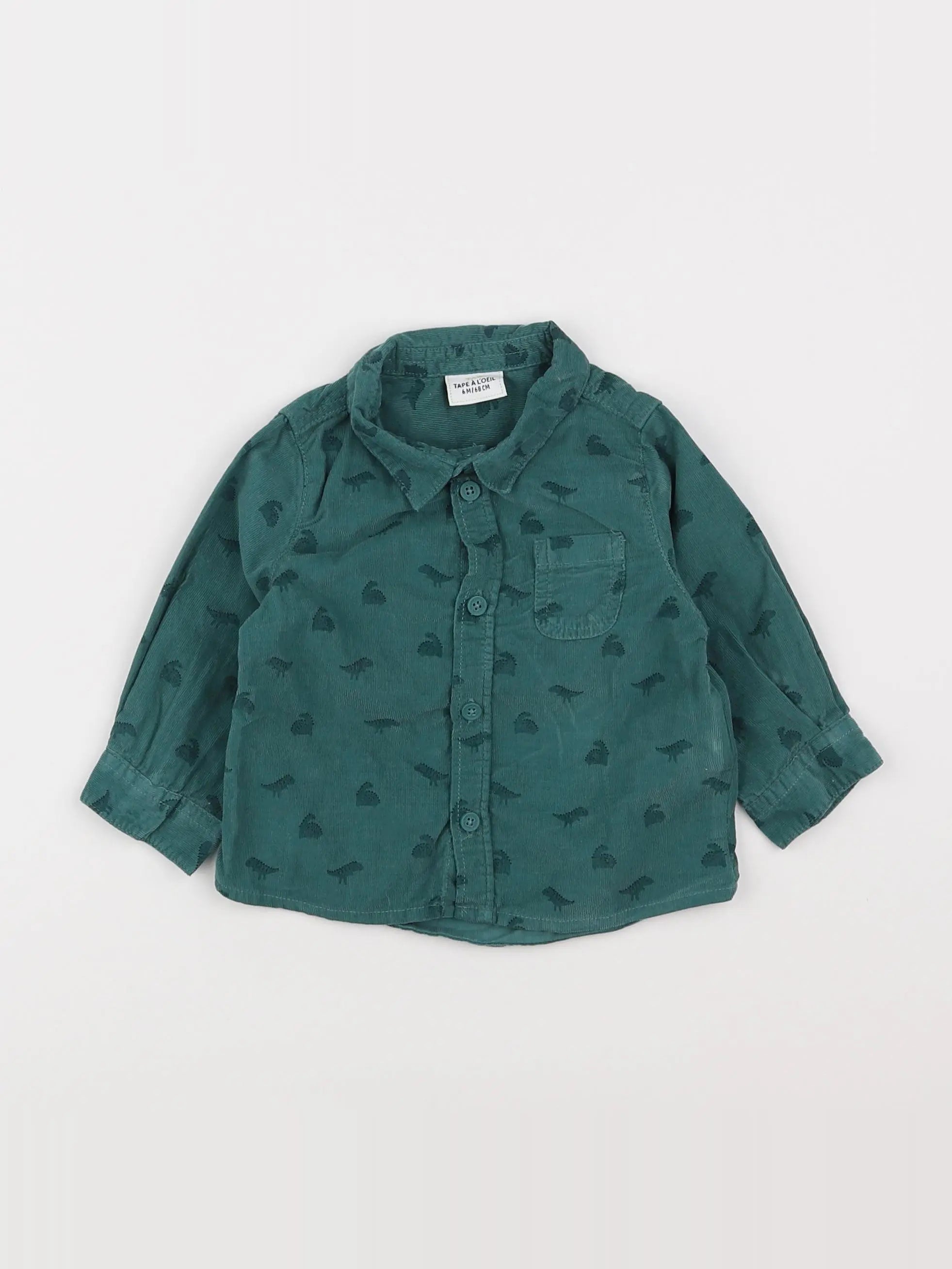 Tape à l'oeil - chemise bleu - 6 mois