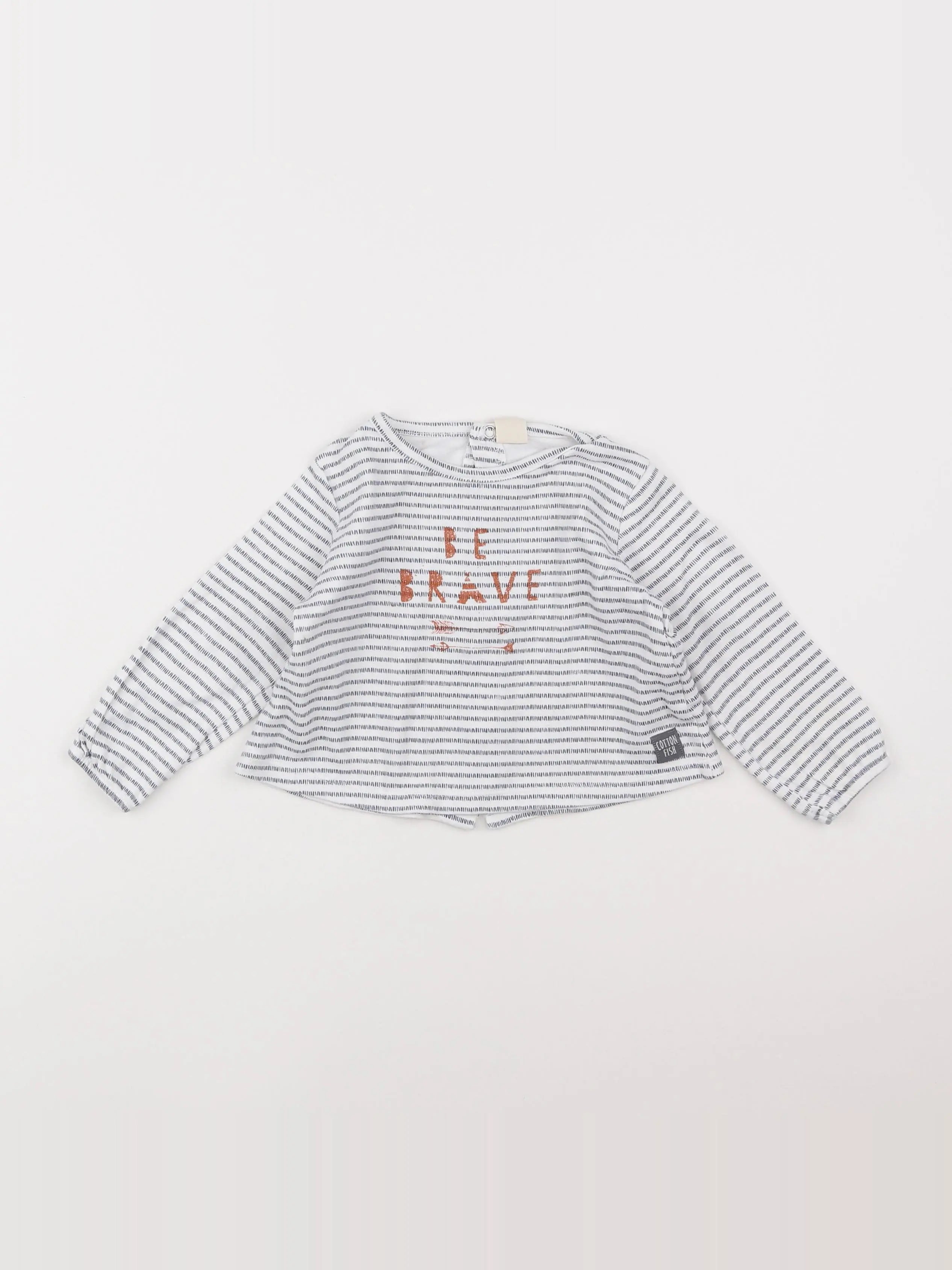 Cotton Fish - tee-shirt blanc - 12 mois
