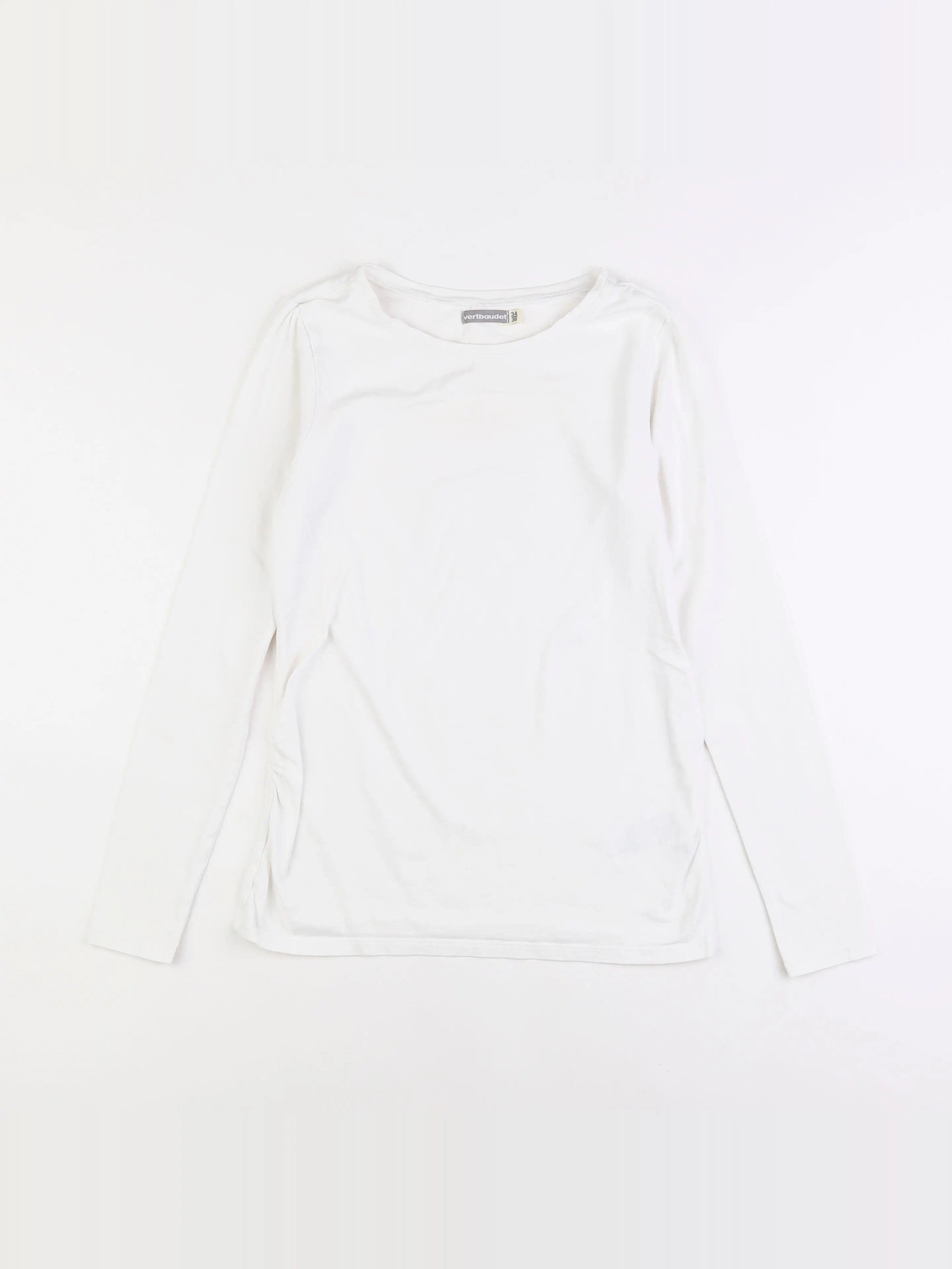 Vertbaudet - tee-shirt grossesse blanc - 34 à 36