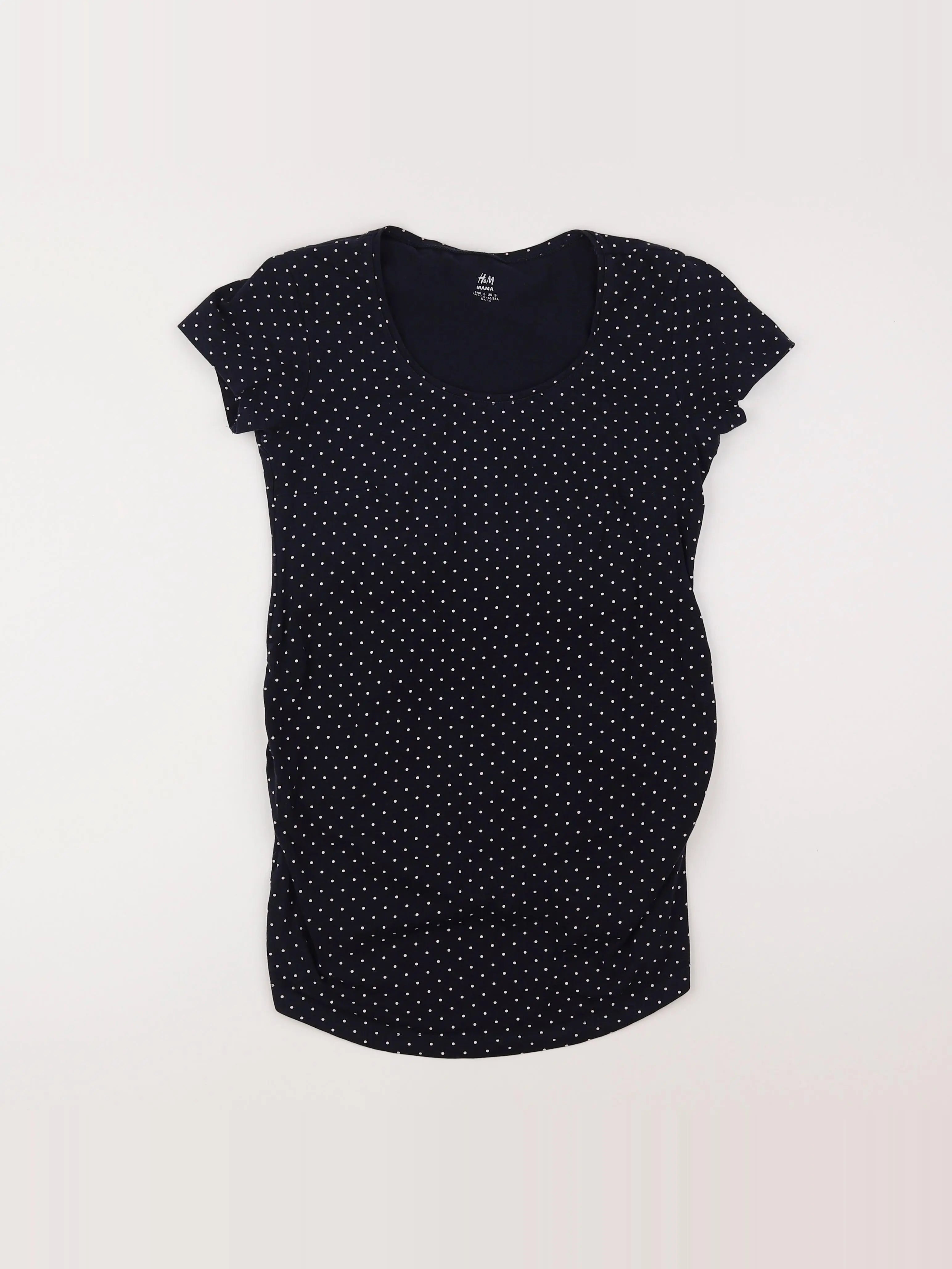 H&M - tee-shirt grossesse bleu - 36