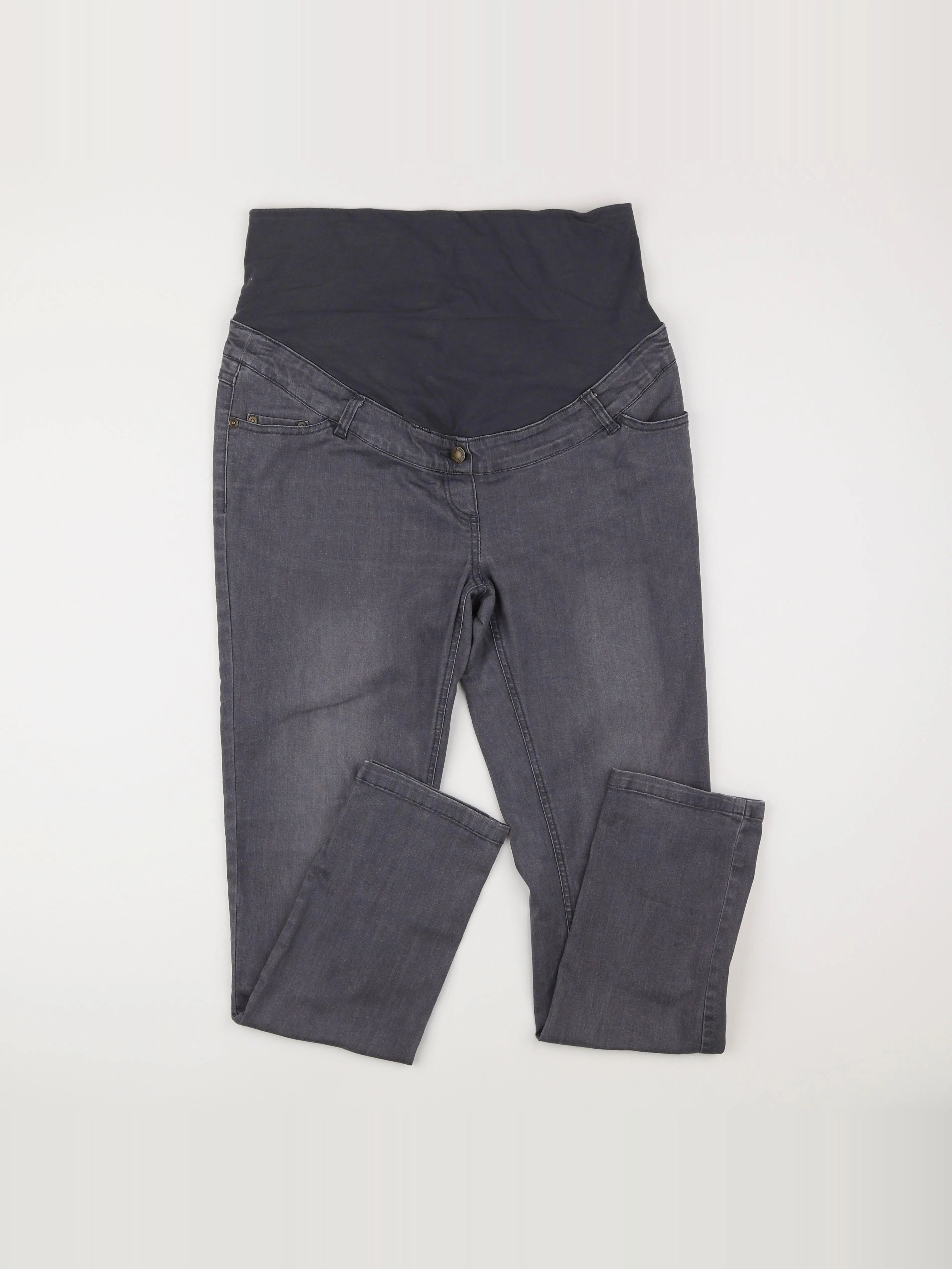 Vertbaudet - jean grossesse gris - 44