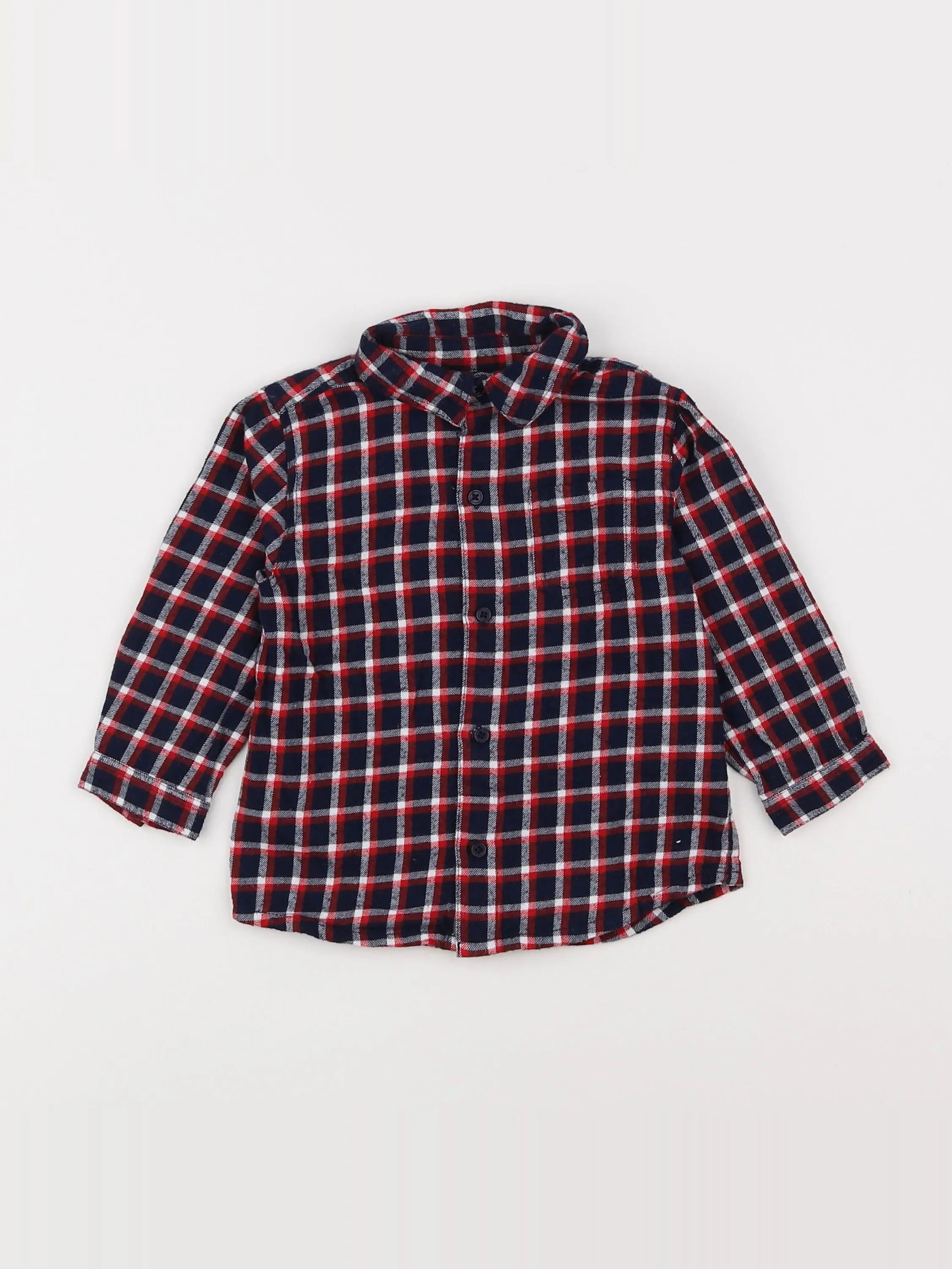 Boutchou - chemise multicolore - 18 mois
