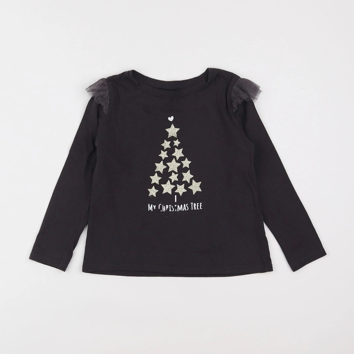 Vertbaudet - tee-shirt gris - 4 ans