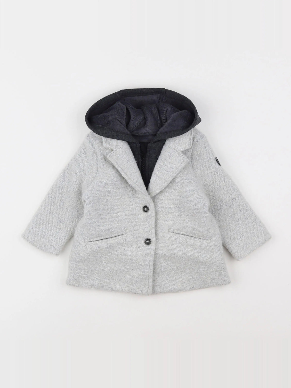 IKKS - manteau gris - 12 mois