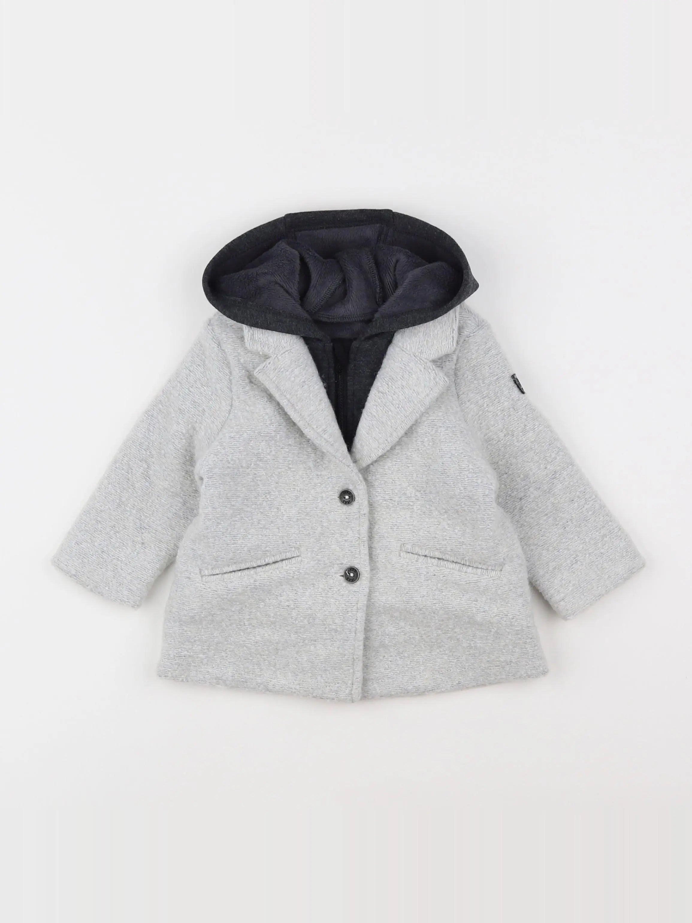 IKKS - manteau gris - 12 mois