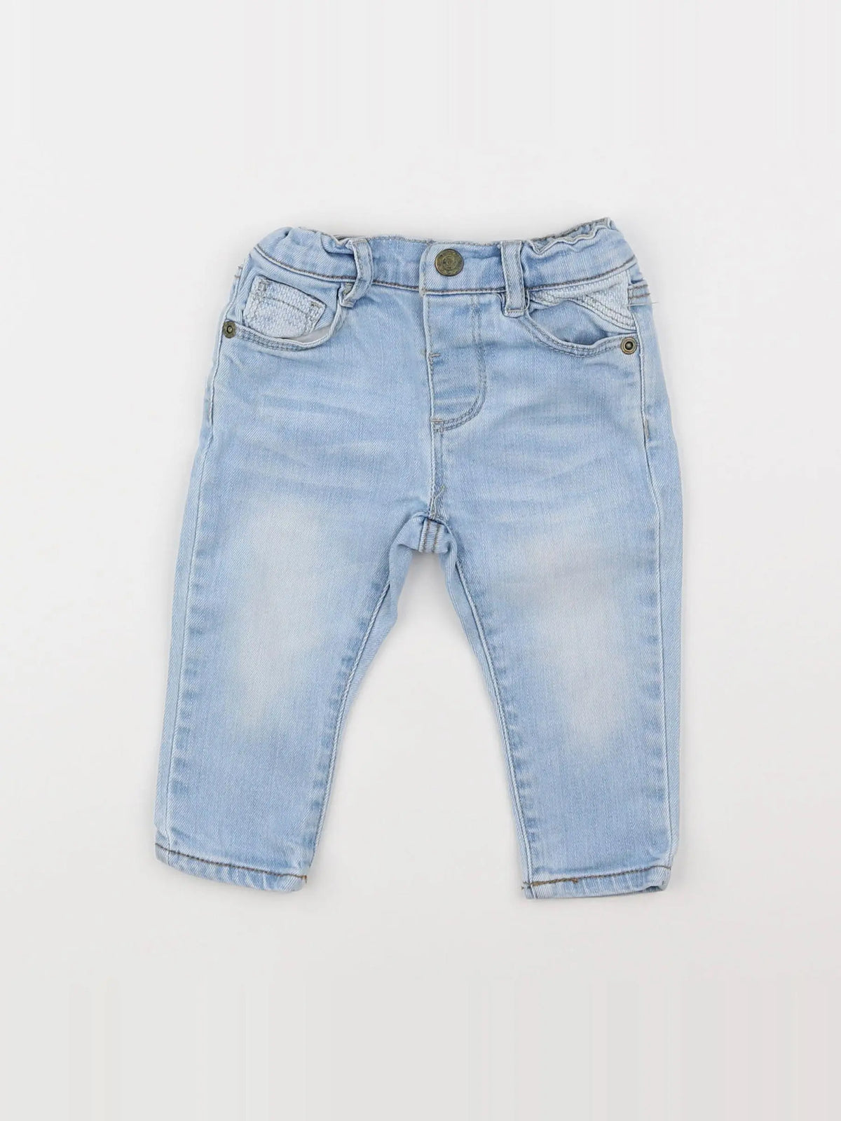 Zara - jean bleu - 6/9 mois