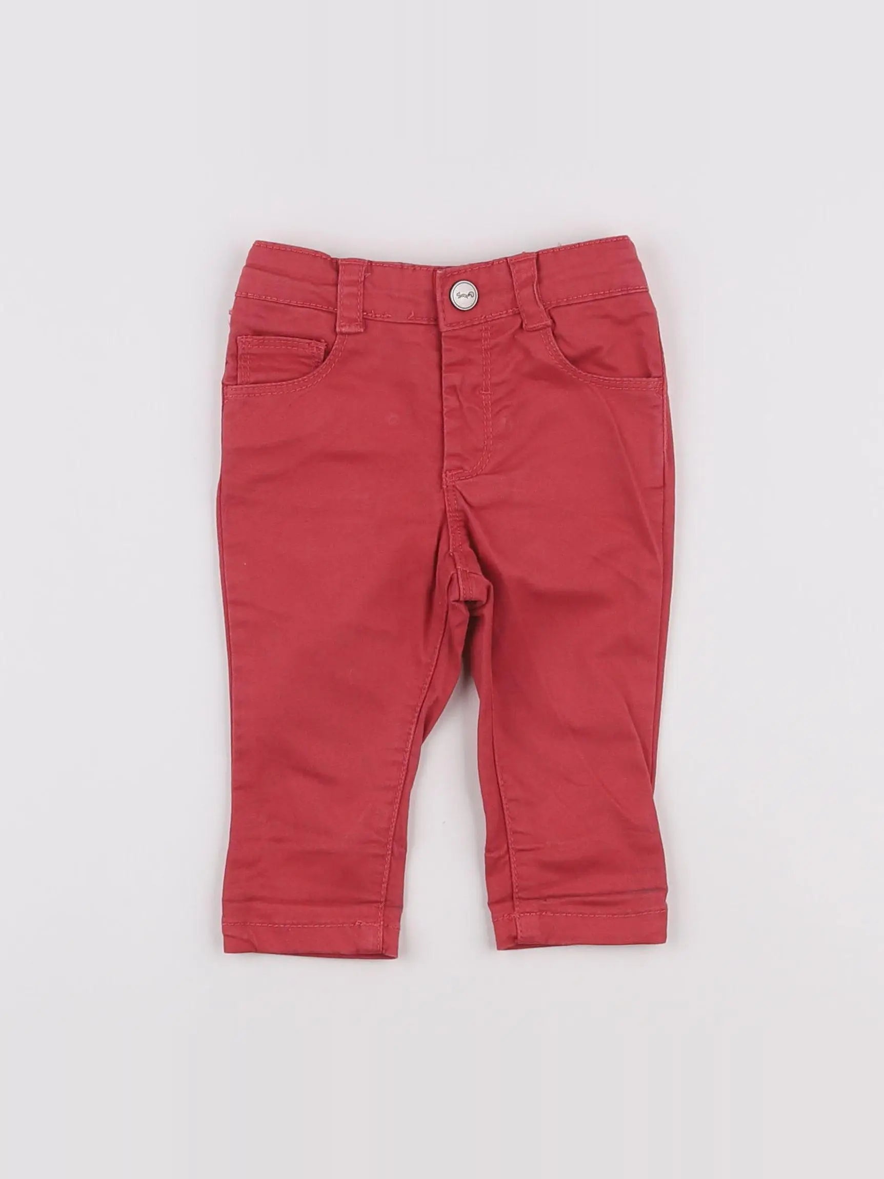 Cyrillus - jean rouge - 6 mois