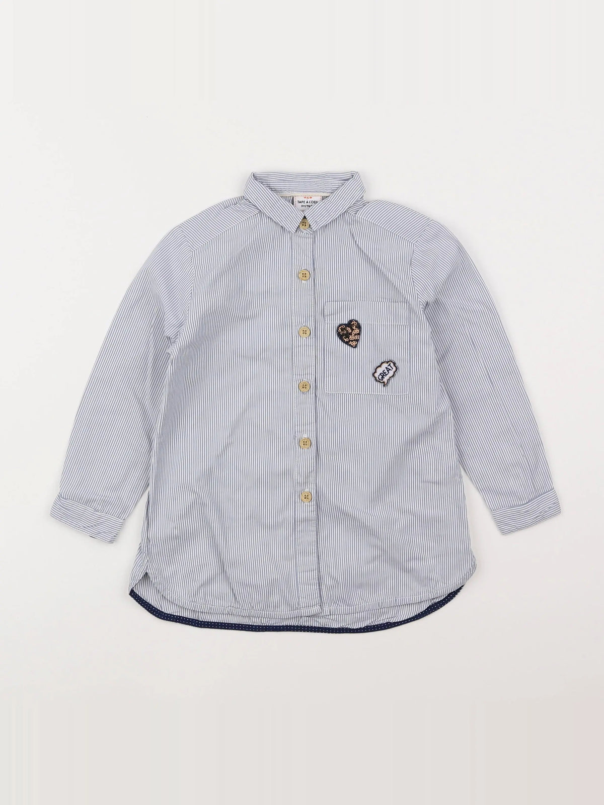 Tape à l'oeil - chemise bleu - 3 ans