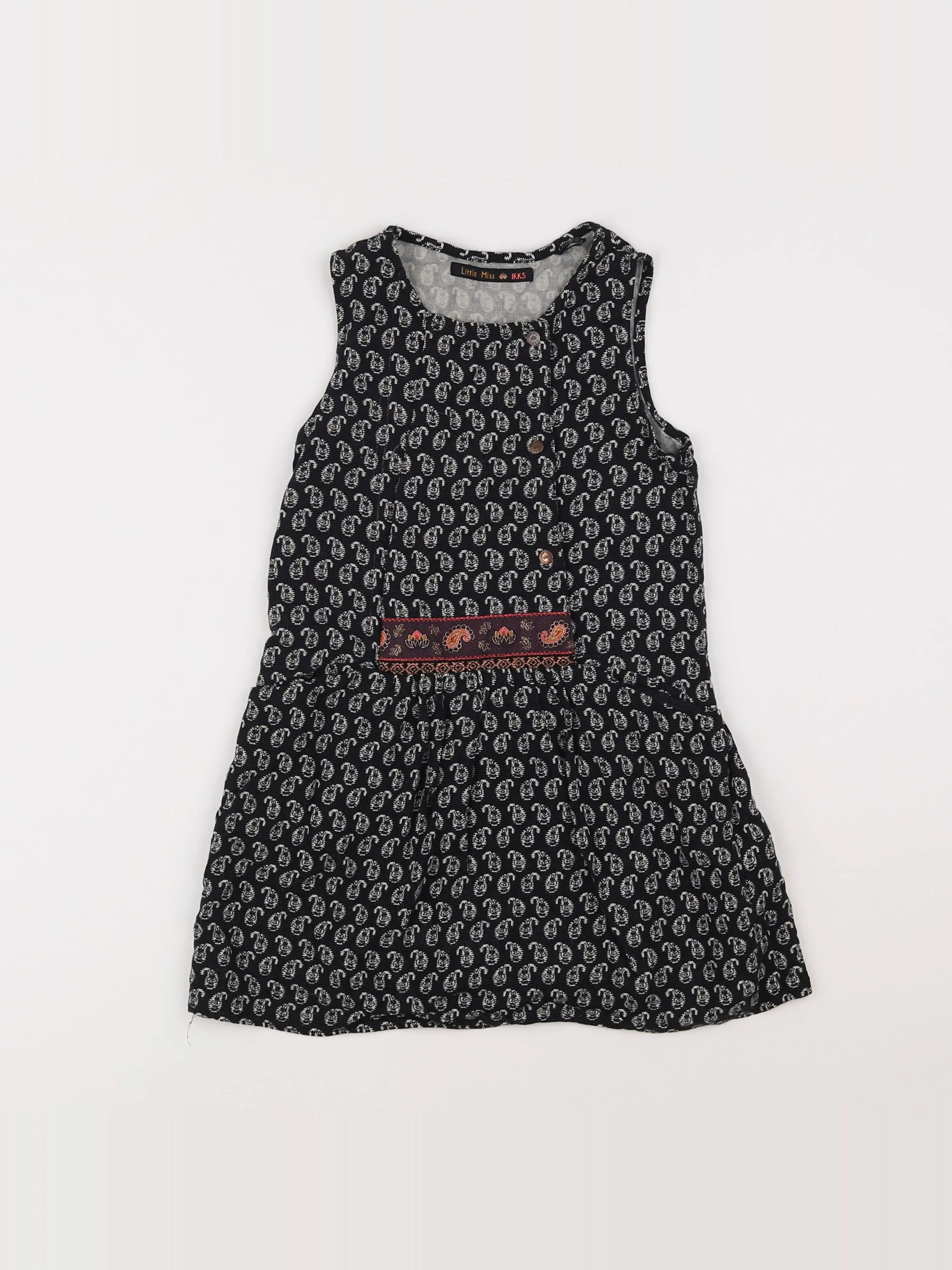 IKKS - robe gris - 6 ans