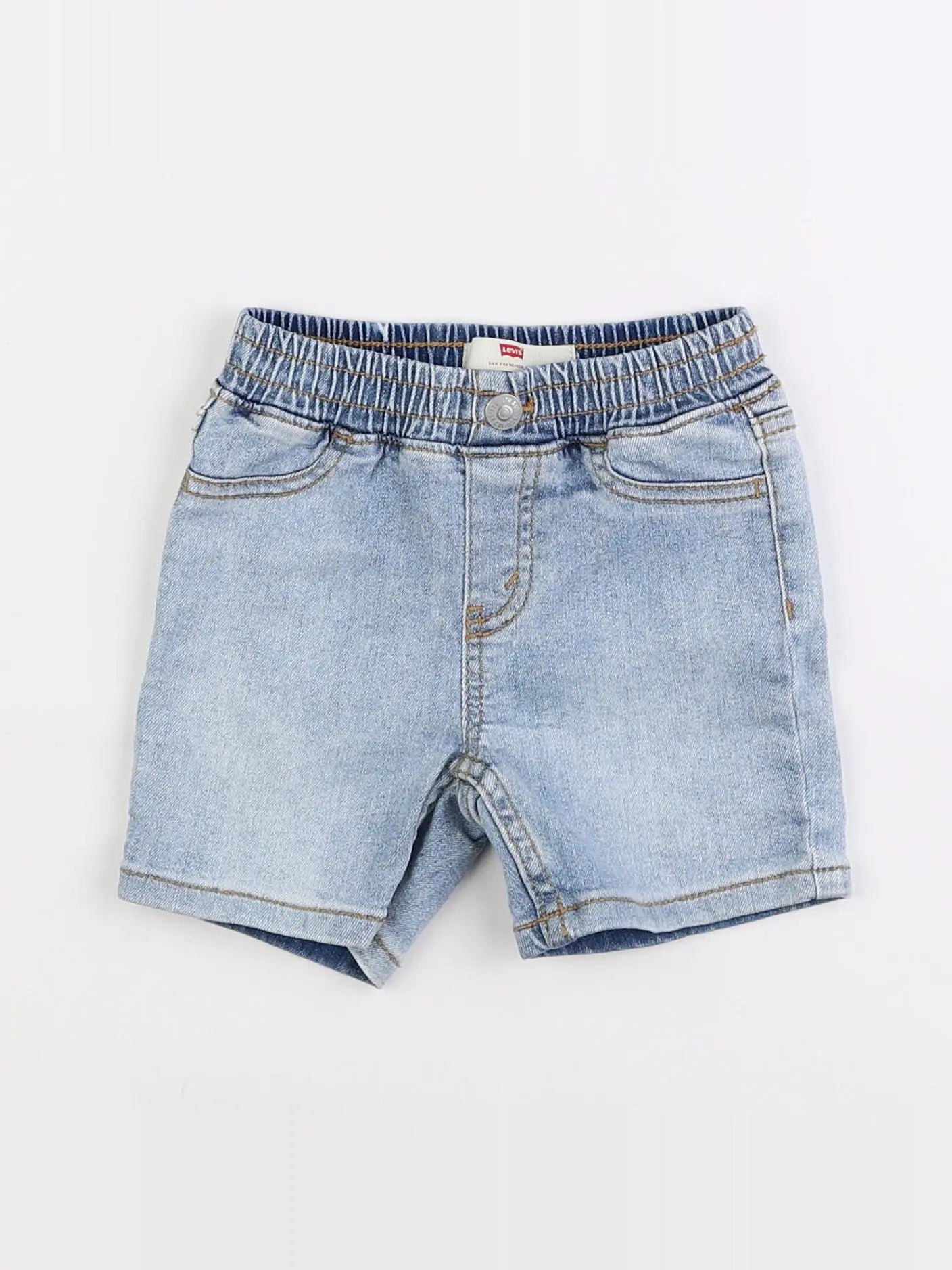 Levi's - short bleu - 12 mois
