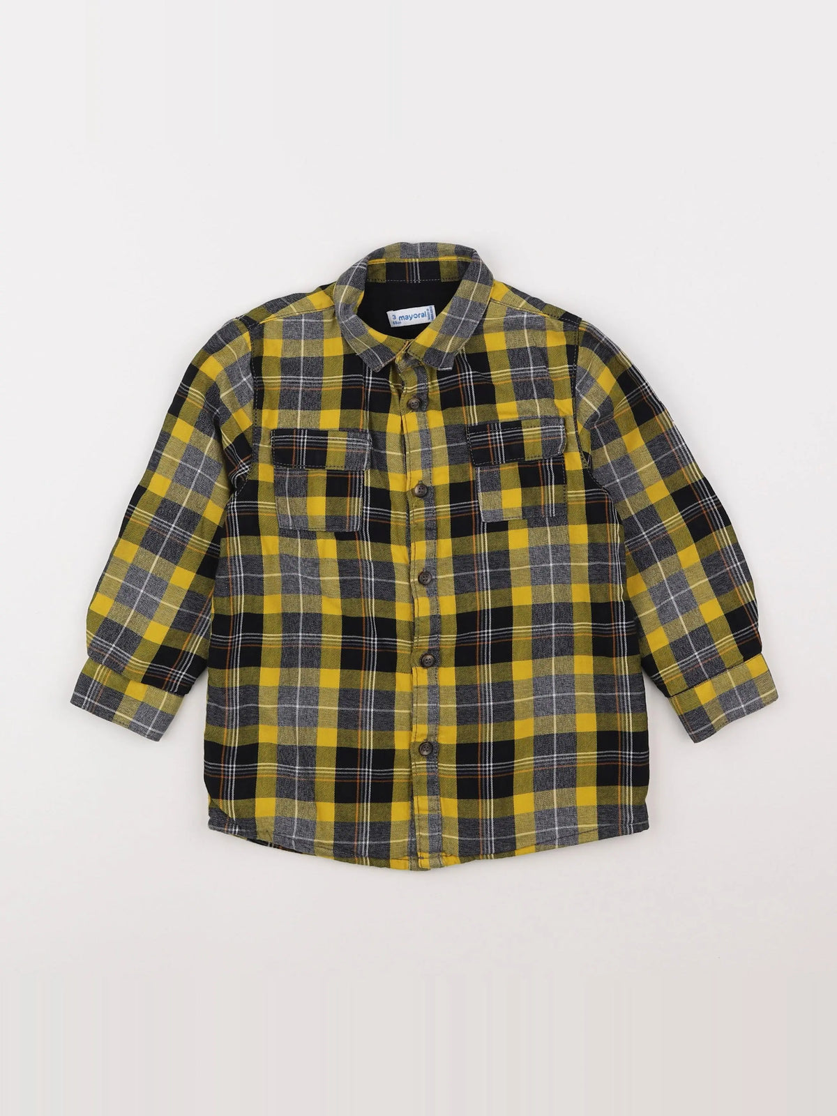 Mayoral - chemise jaune - 3 ans