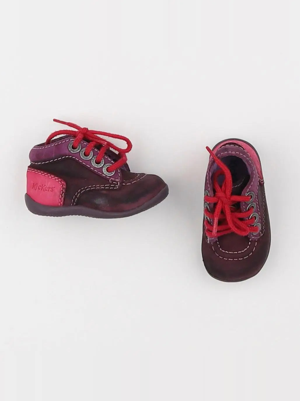 Kickers - bottillons rouge - pointure 18