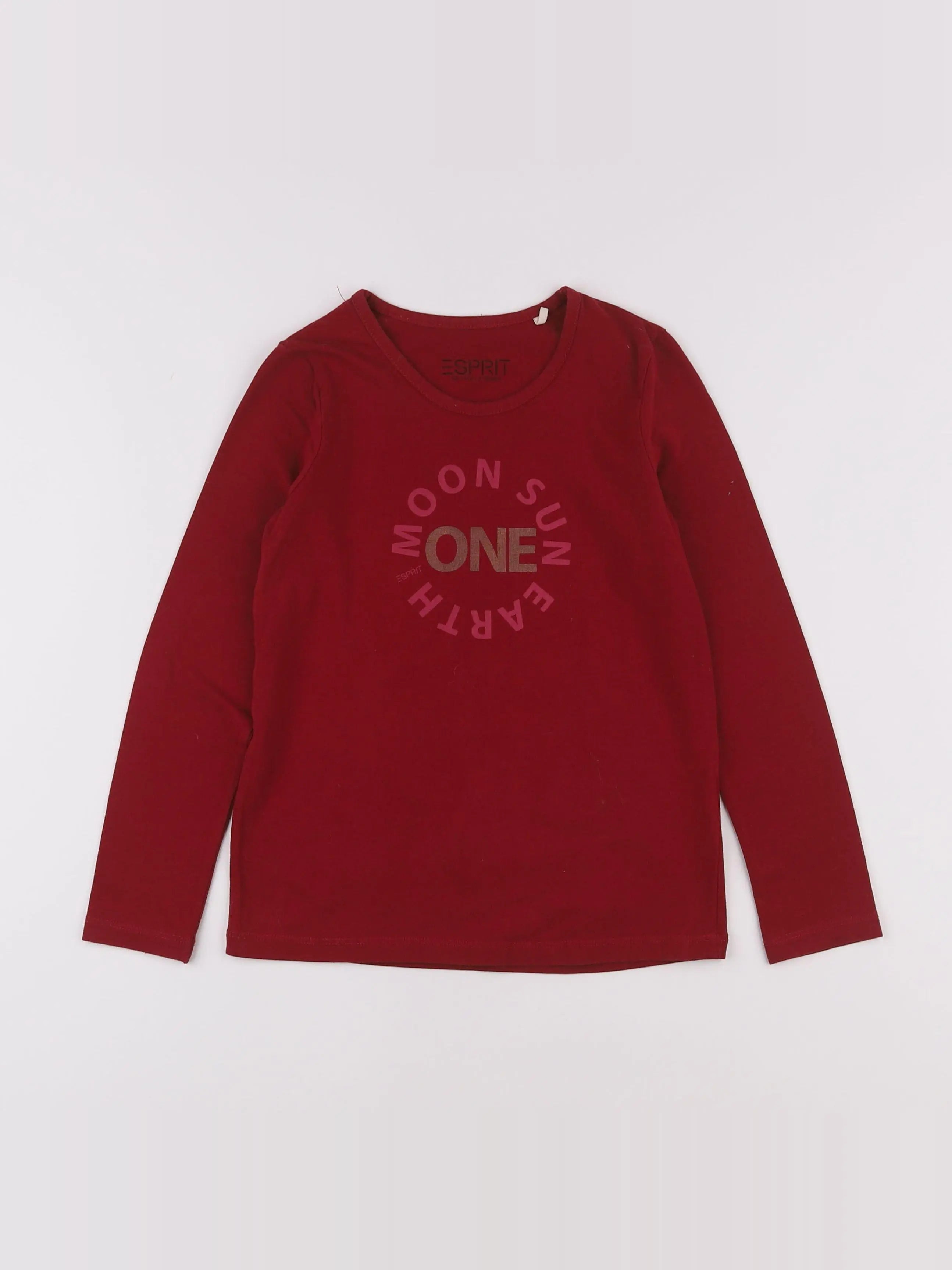 Esprit - tee-shirt rouge - 8 ans