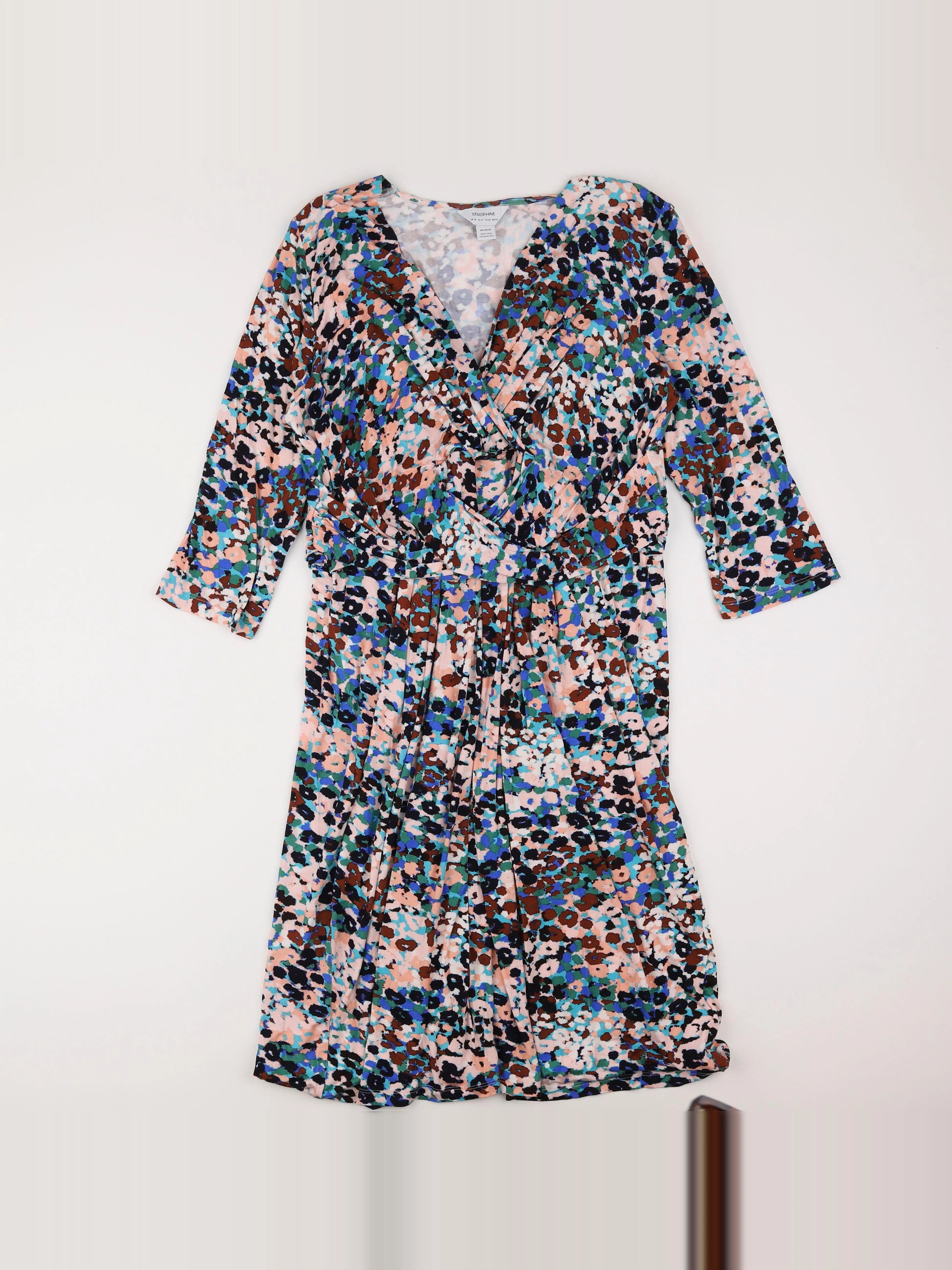 Seraphine - robe grossesse multicolore - 48