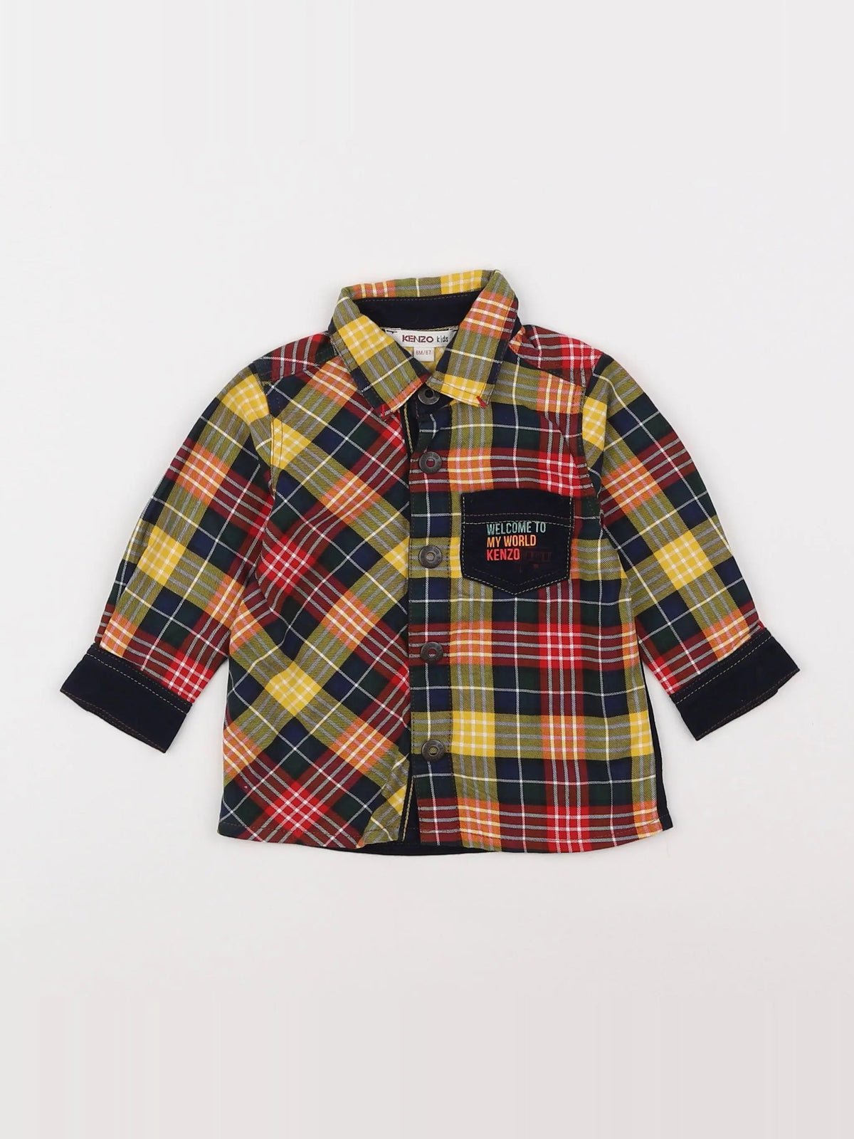 Kenzo - chemise multicolore - 6 mois