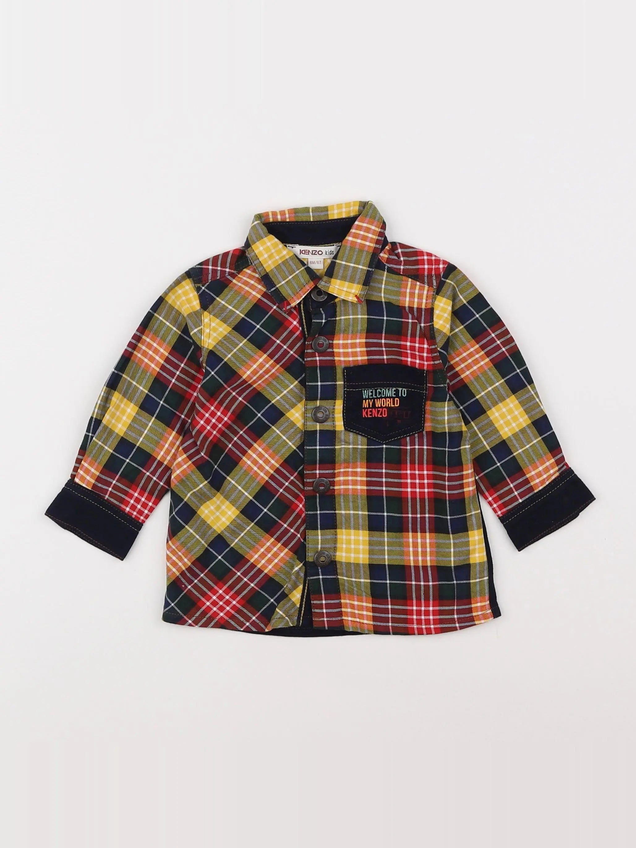 Kenzo - chemise multicolore - 6 mois