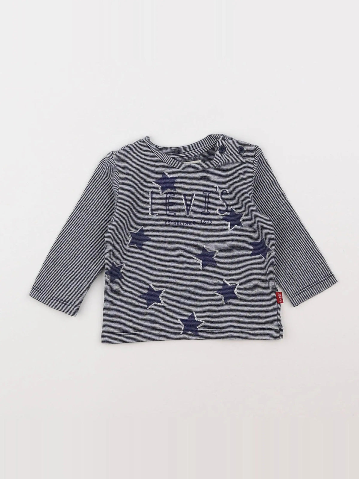 Levi's - tee-shirt bleu - 9 mois