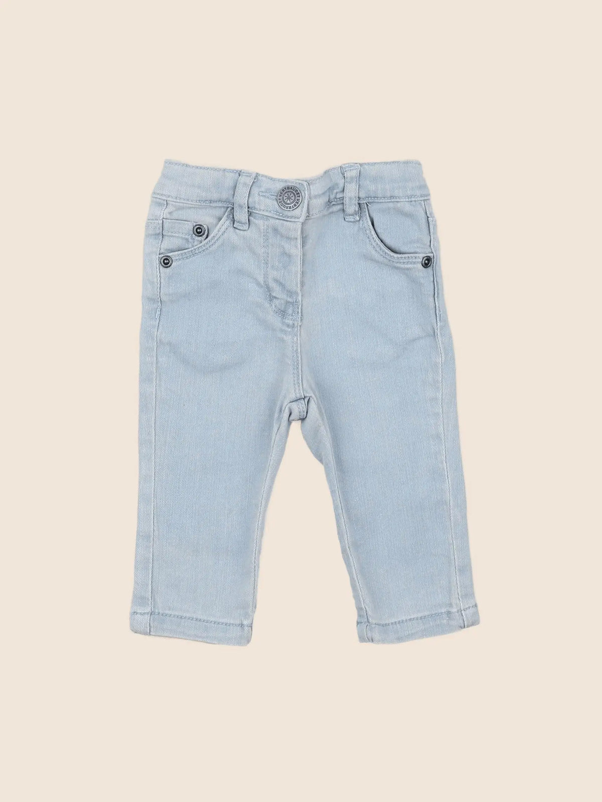 Vertbaudet - jean bleu - 3 mois