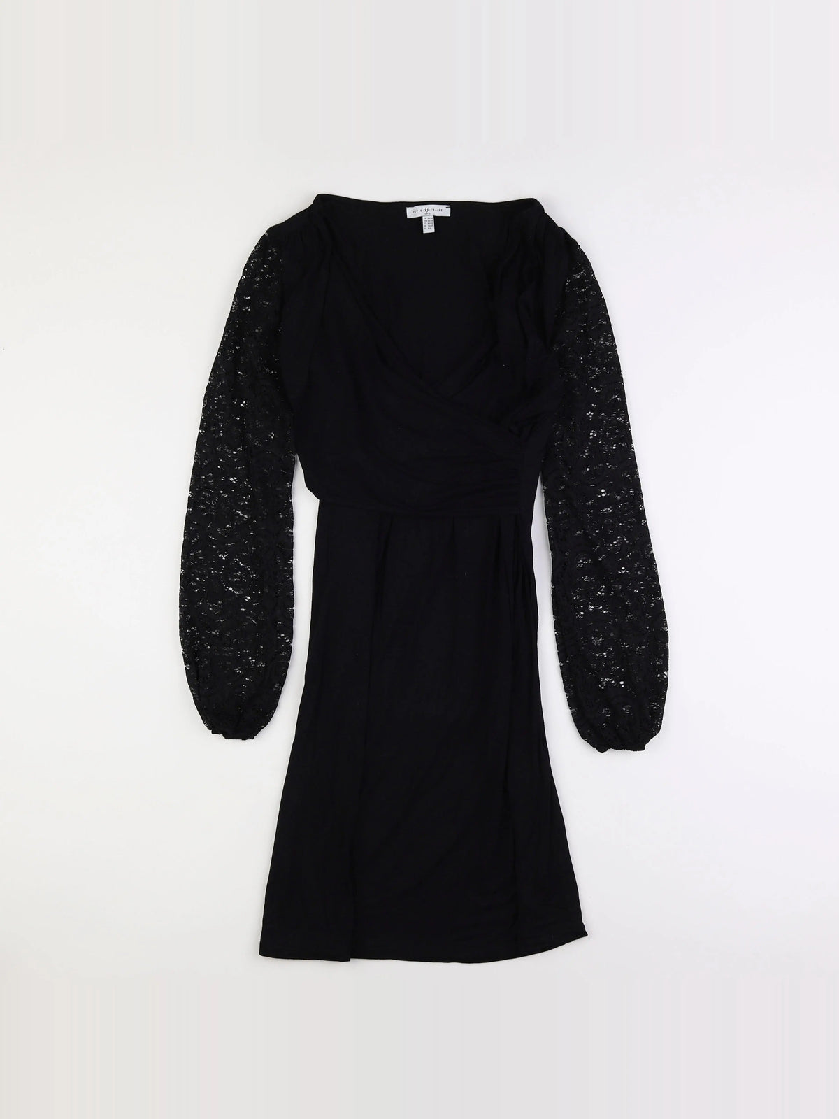 Envie de fraise - robe grossesse, allaitement noir - 38 à 40