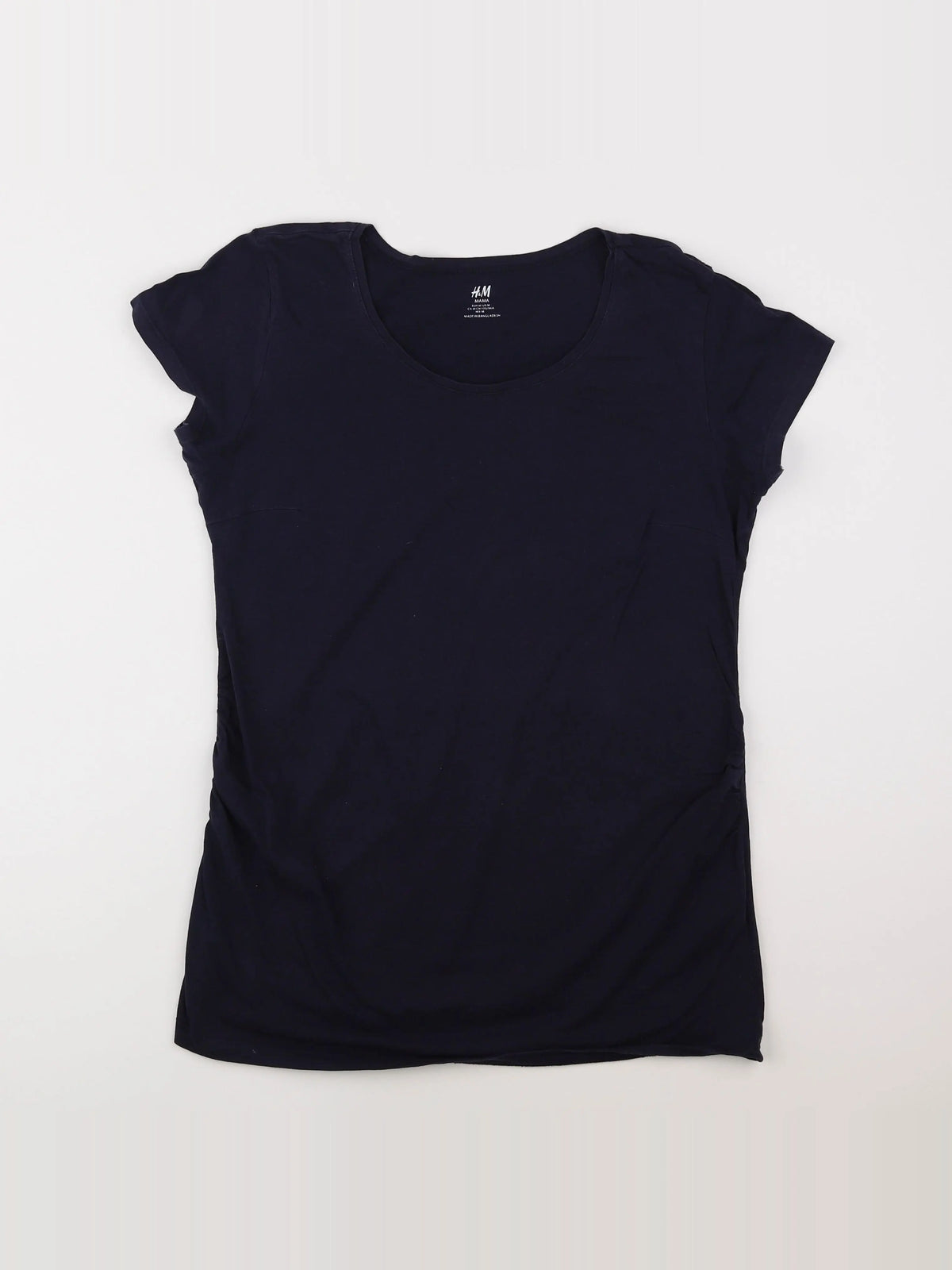 H&M - tee-shirt grossesse bleu - 38 à 40