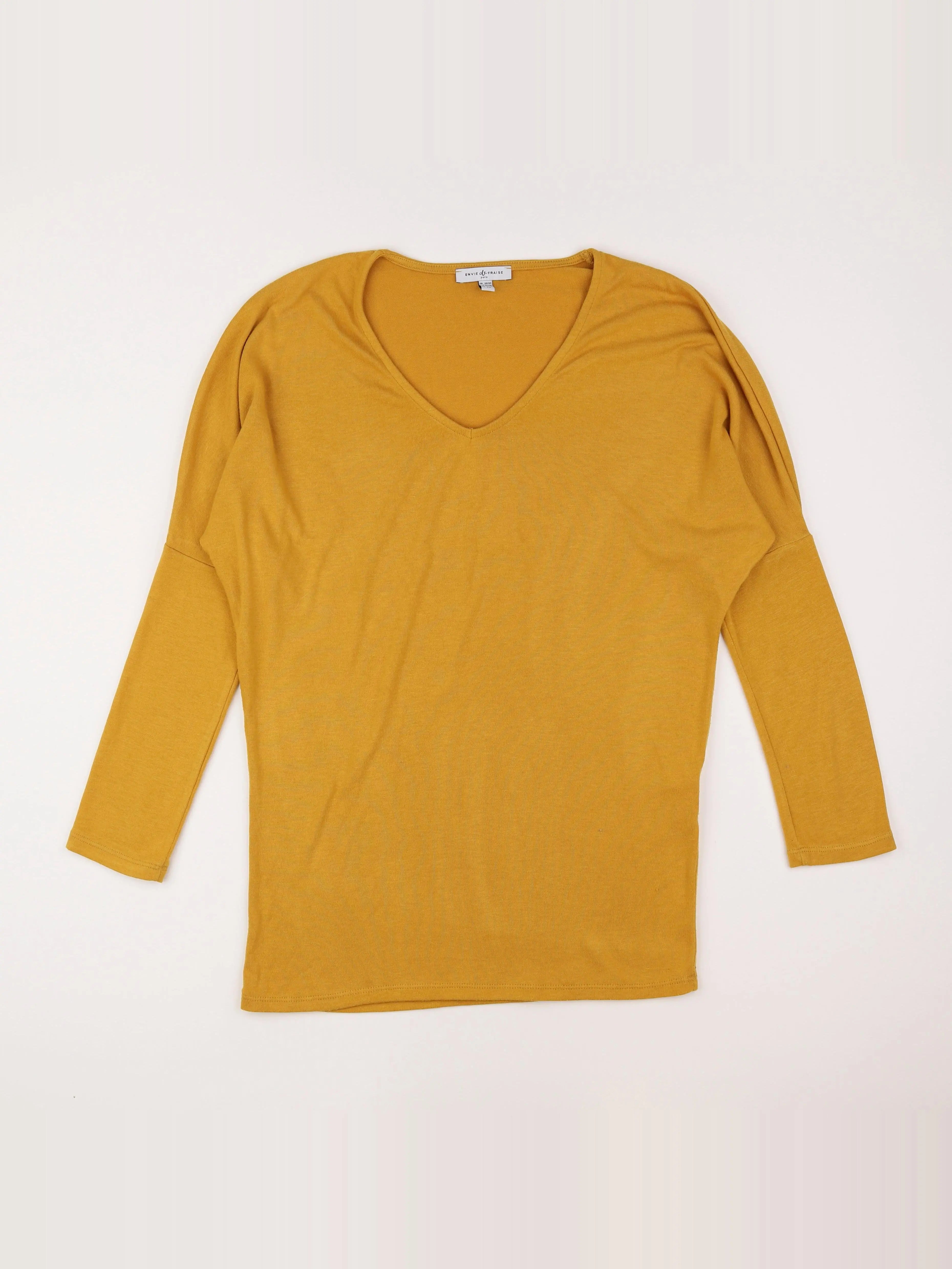 Envie de fraise - tee-shirt grossesse jaune - 38 à 40