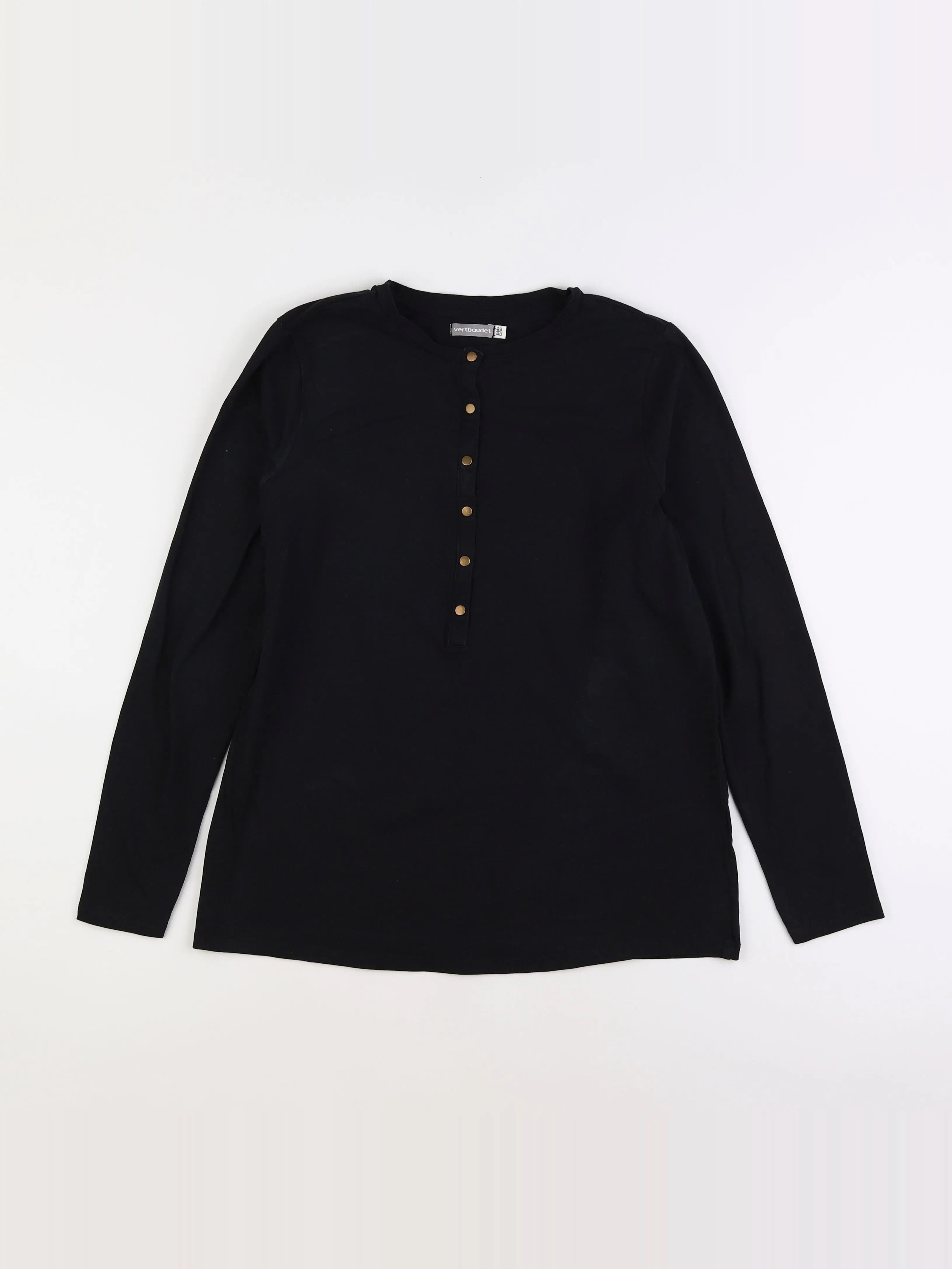 Vertbaudet - tee-shirt grossesse noir - 38 à 40