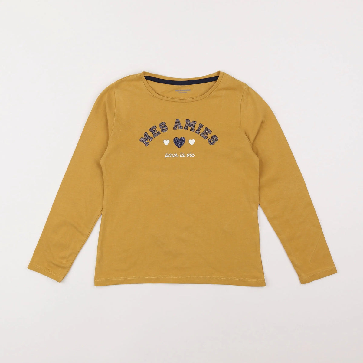 Vertbaudet - tee-shirt jaune - 6 ans