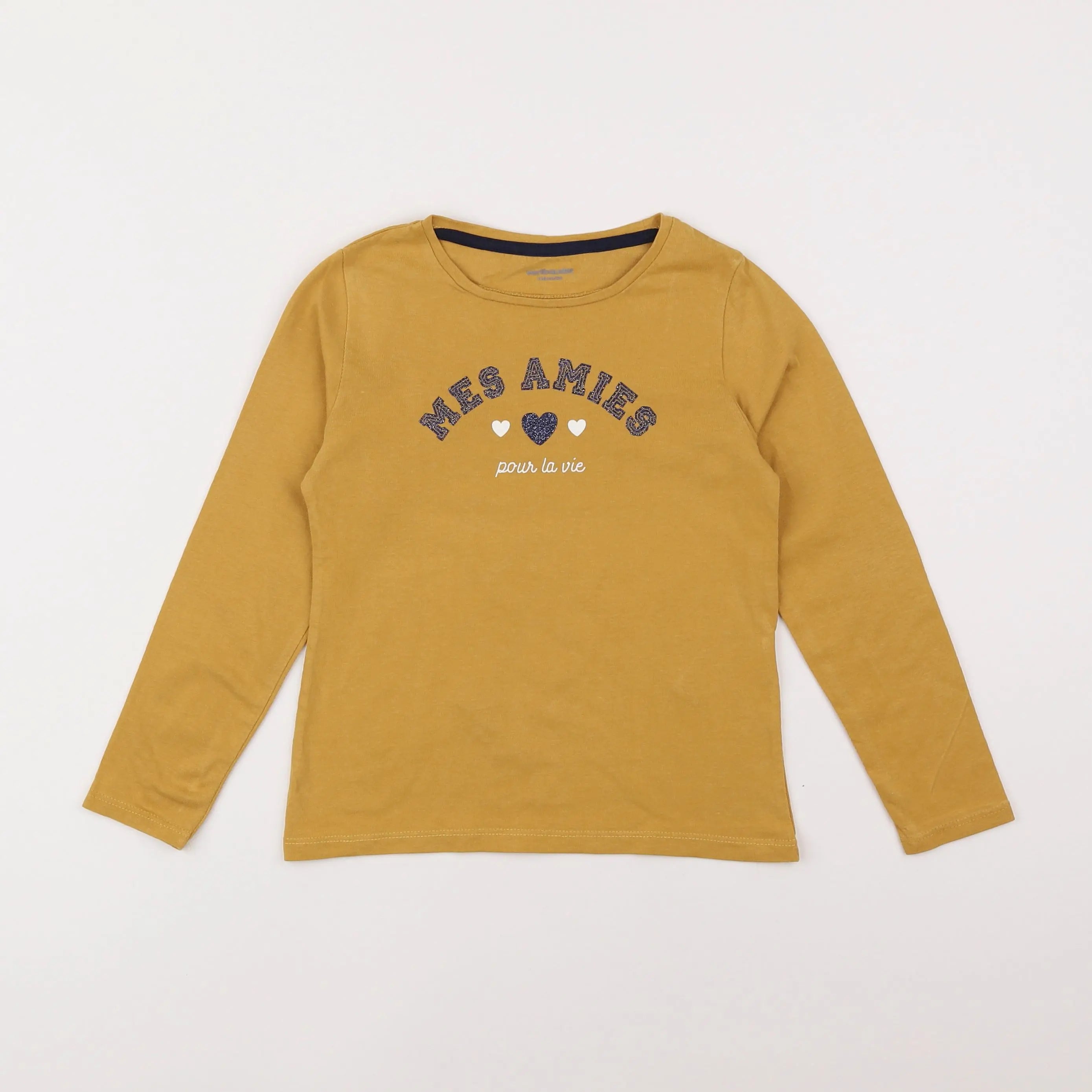 Vertbaudet - tee-shirt jaune - 6 ans