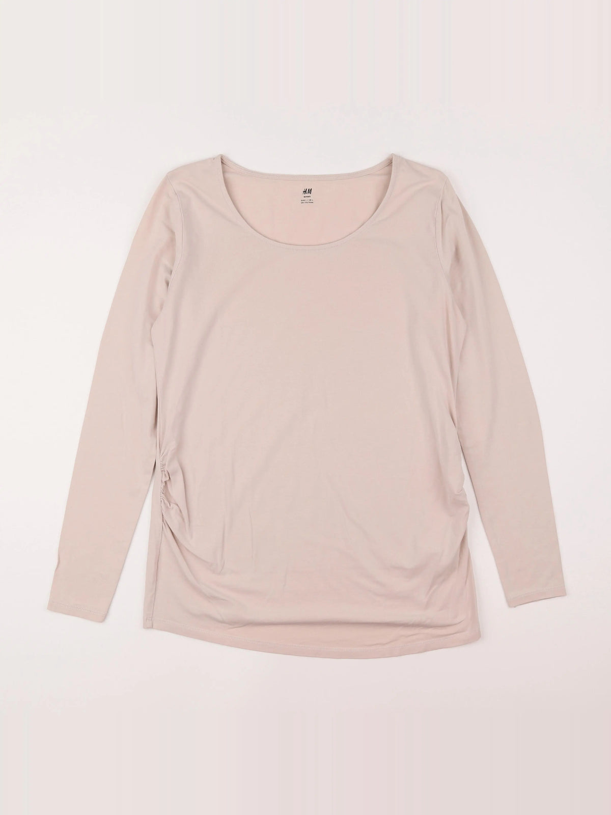 H&M - tee-shirt grossesse beige - 44 à 46