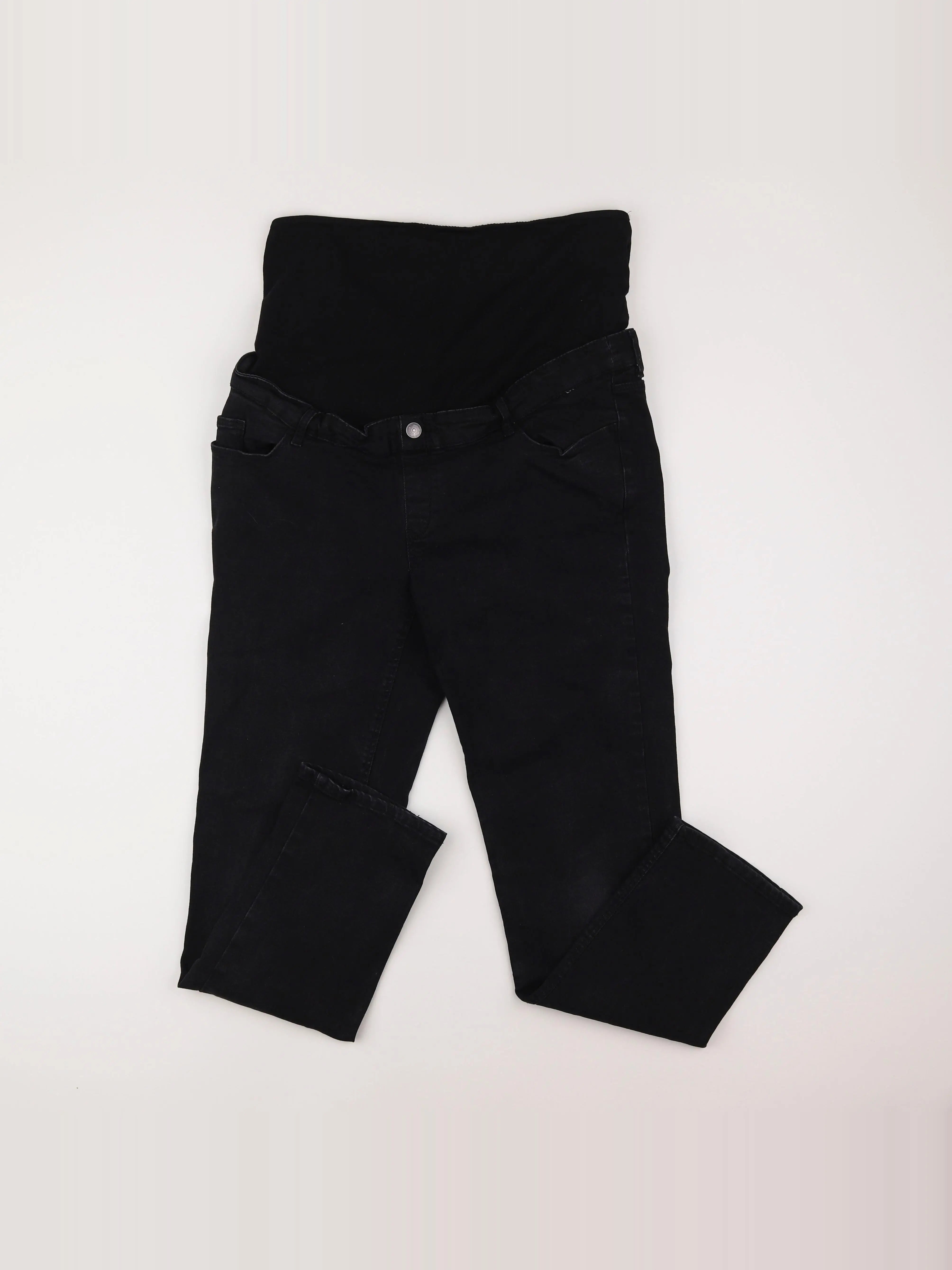 Kiabi - jean grossesse noir - 44